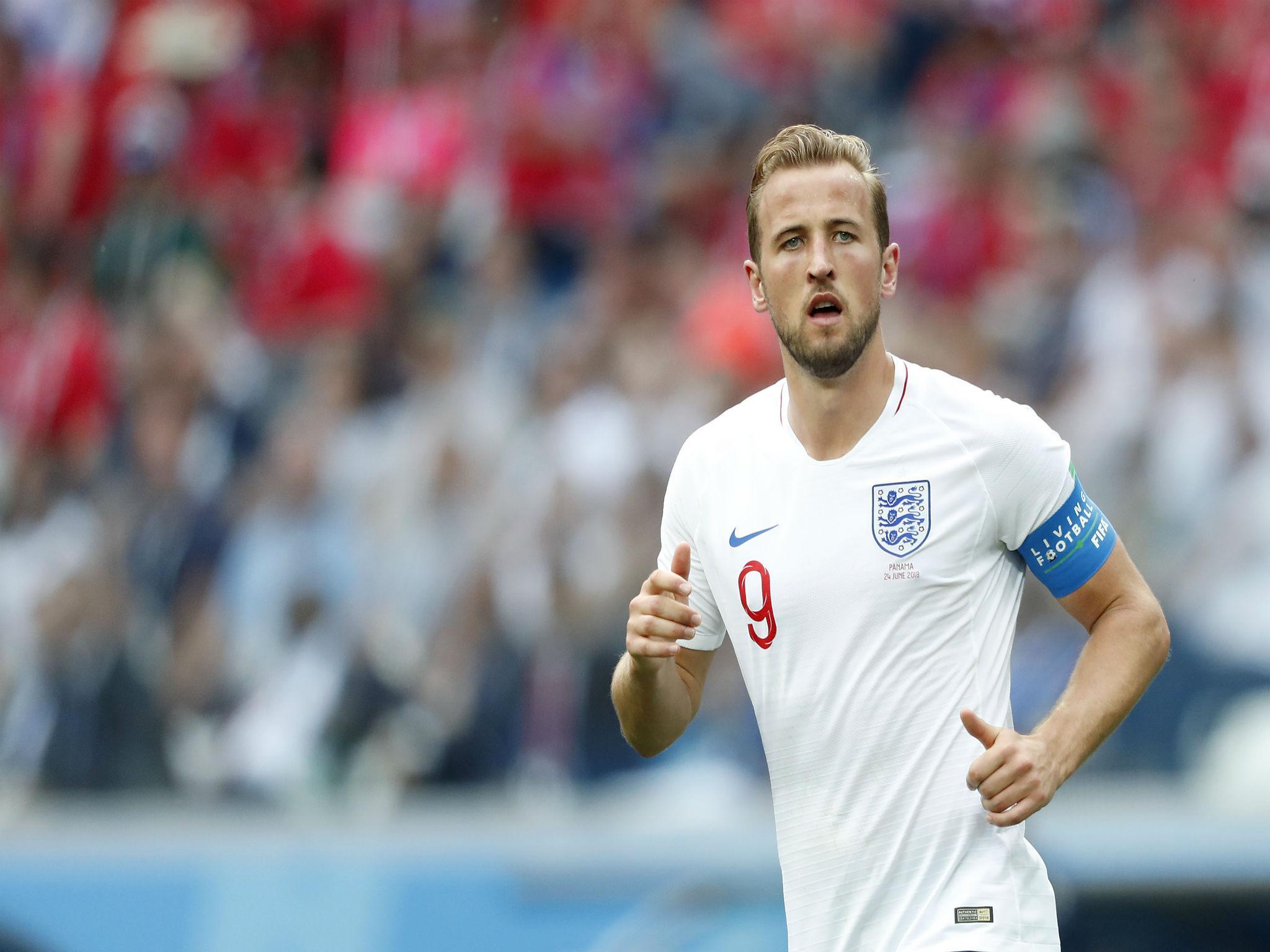 Harry Kane is the third Englishman to score a hat-trick at the World Cup