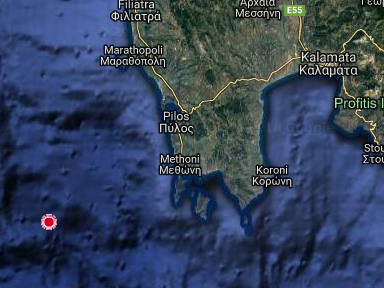 The Earthquake hit in the early hours of the morning near the south of Greece