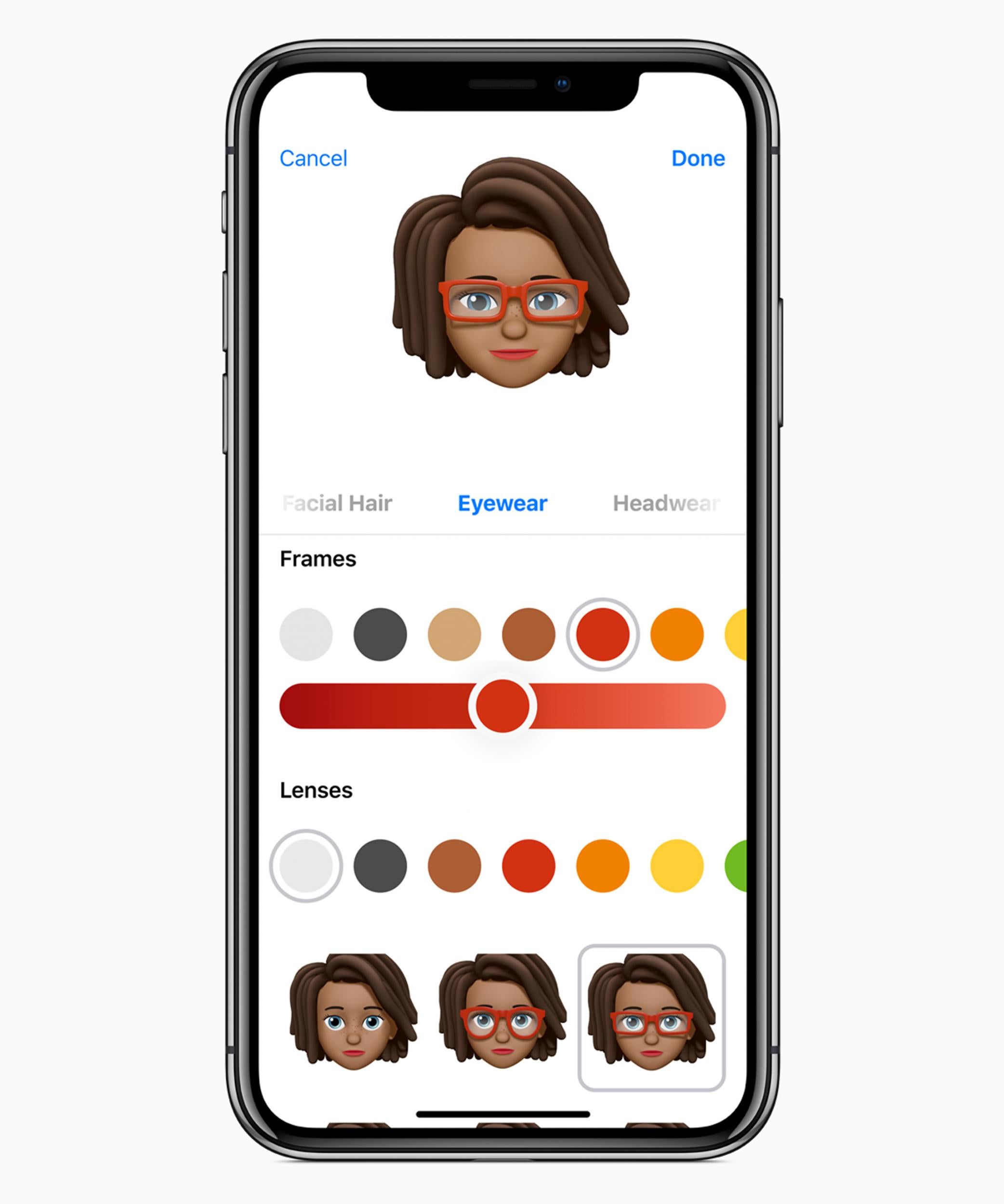 Memoji let people create their own animated face to resemble their own