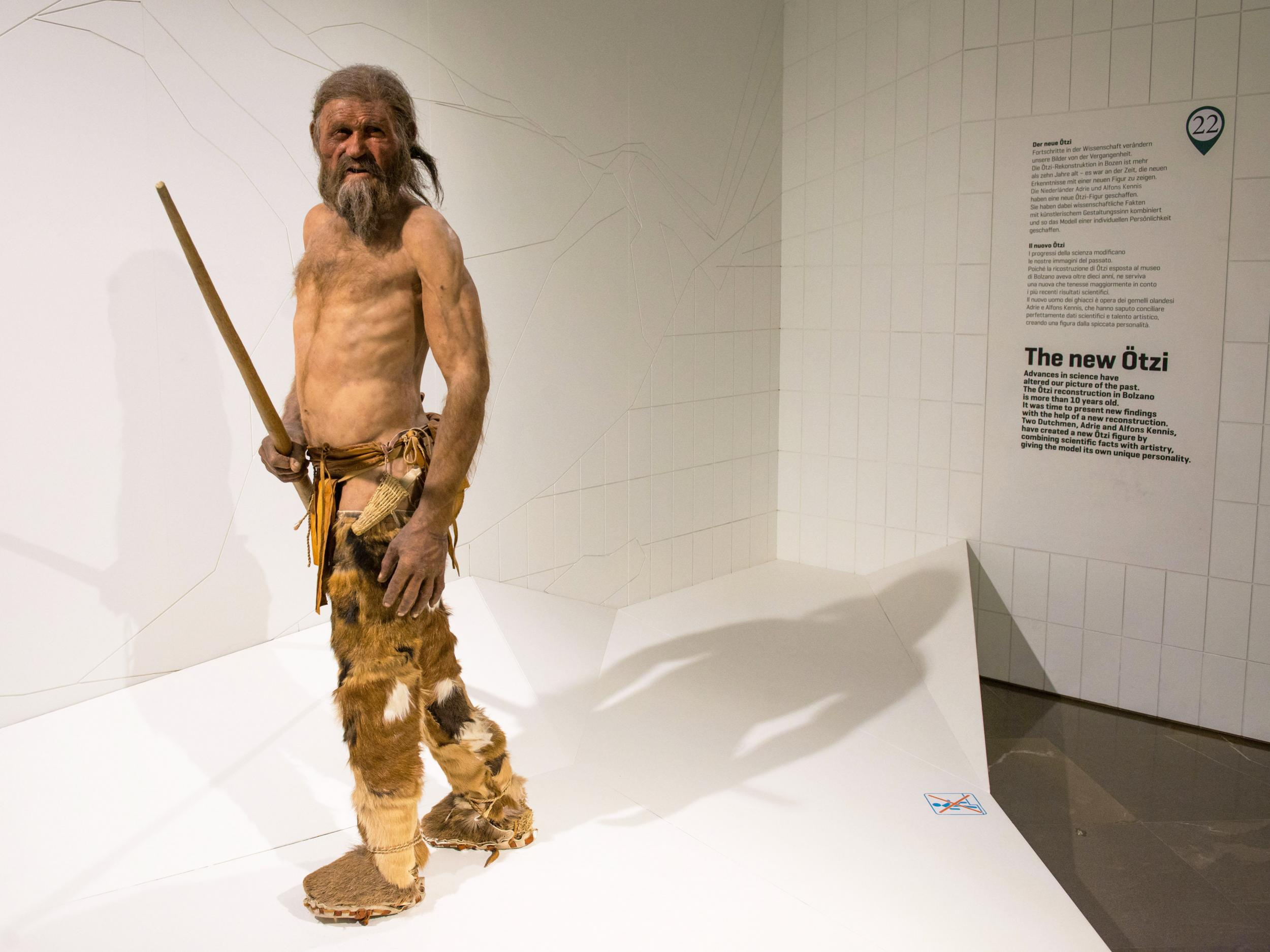 Ötzi the Iceman, South Tyrol Museum of Archaeology, Bolzano, Italy