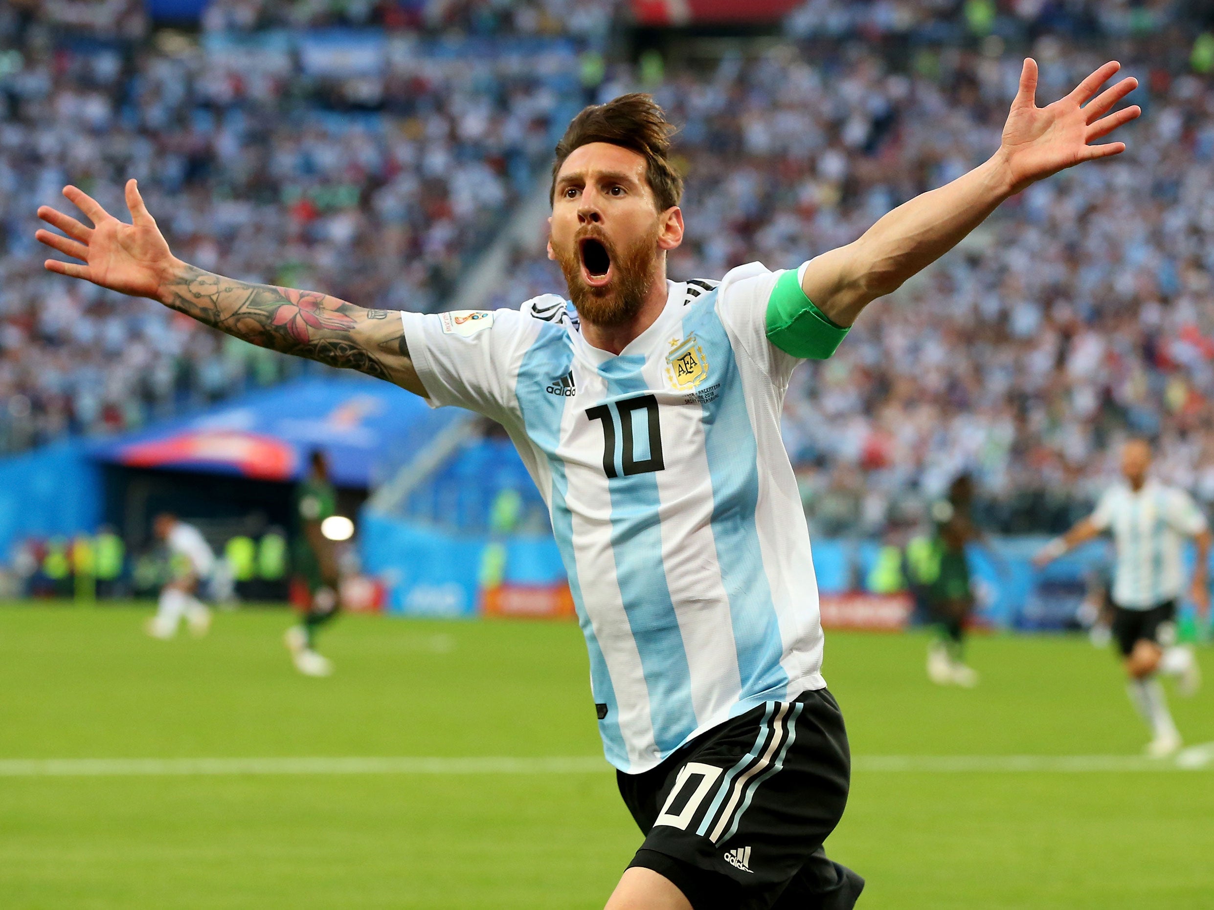 Lionel Messi produced one of his all-time best goals when Argentina needed it most