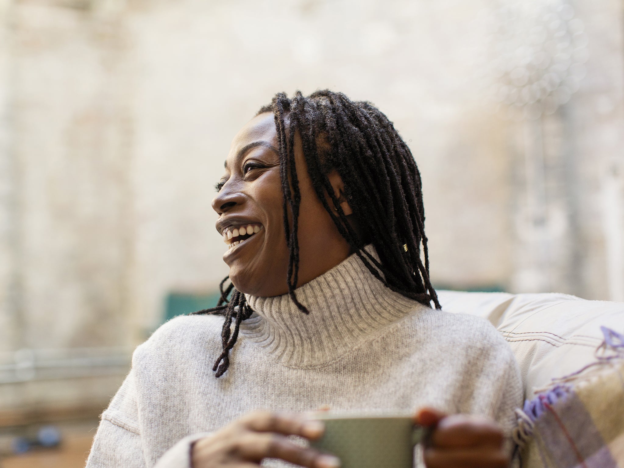 The moment Briton's sit down for the evening is in the list of happiest moments, the survey claims