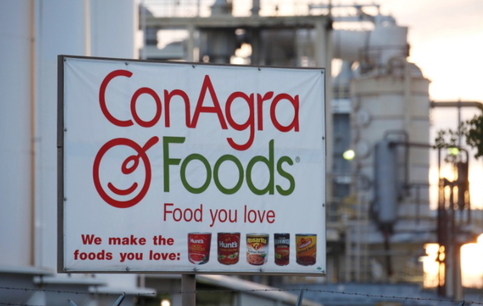 Foods production facility is seen in Oakdale, California