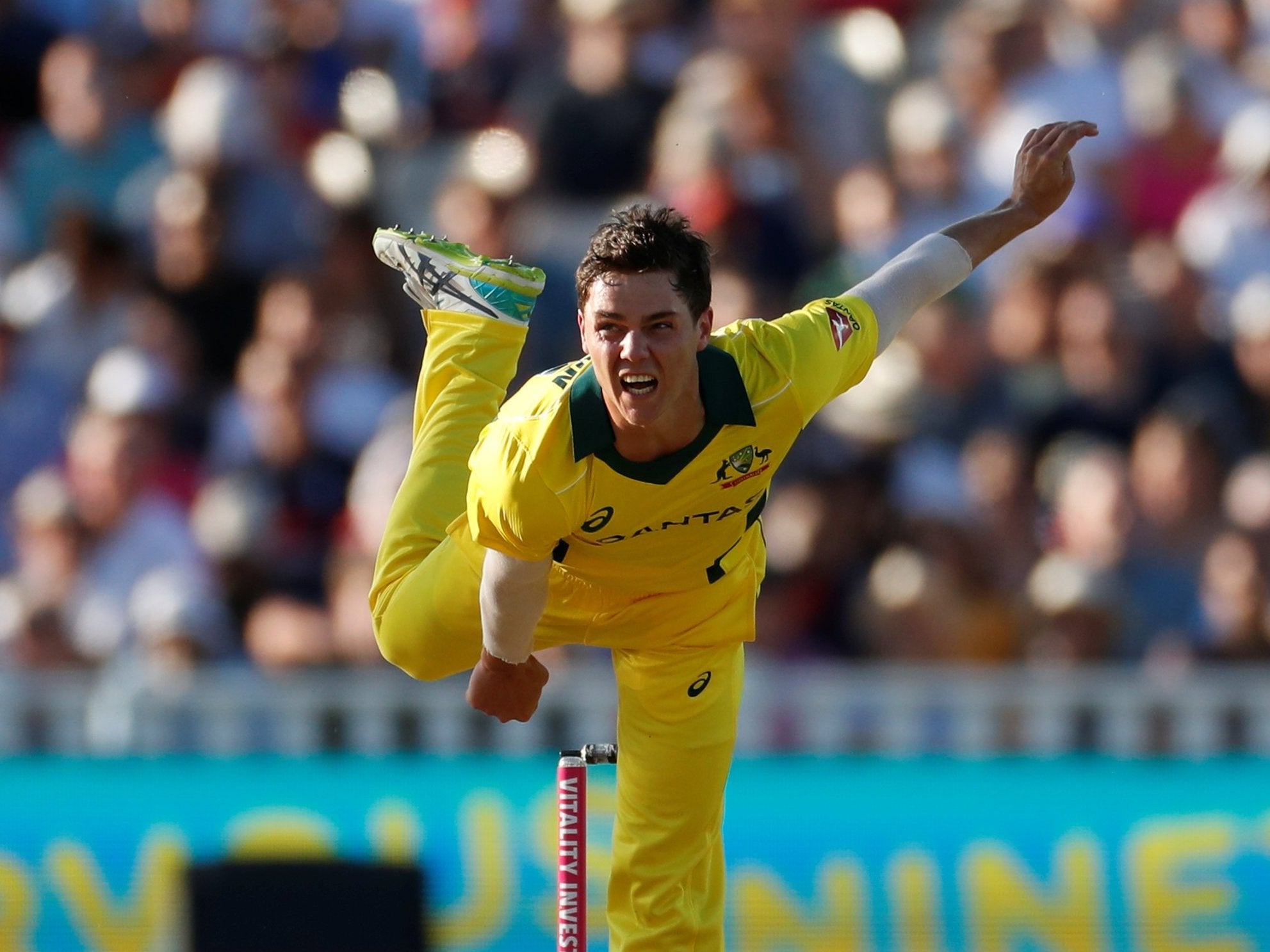 Mitchell Swepson made his debut for Australia