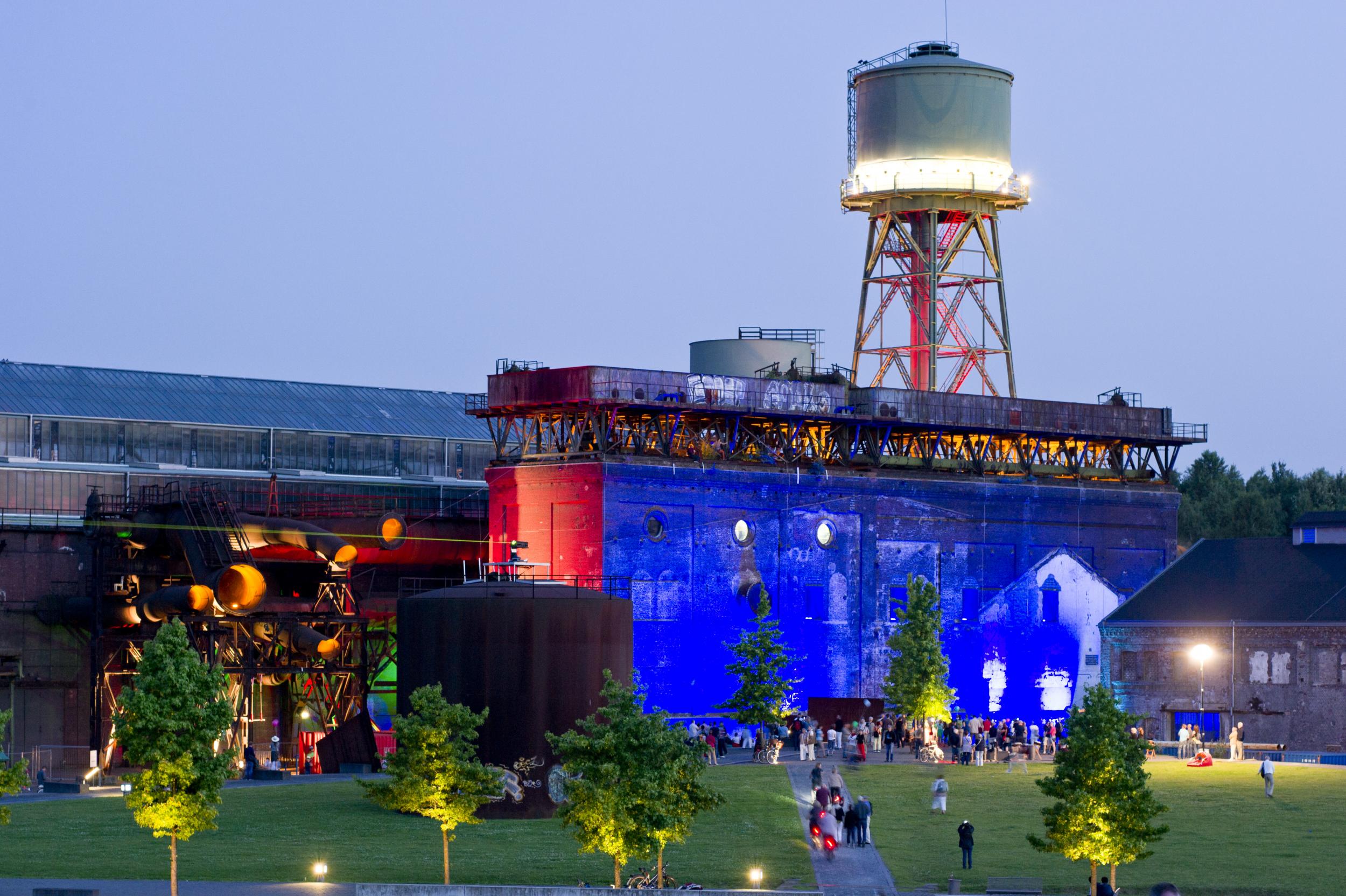 Take in a concert at this glass and steel former gas power station