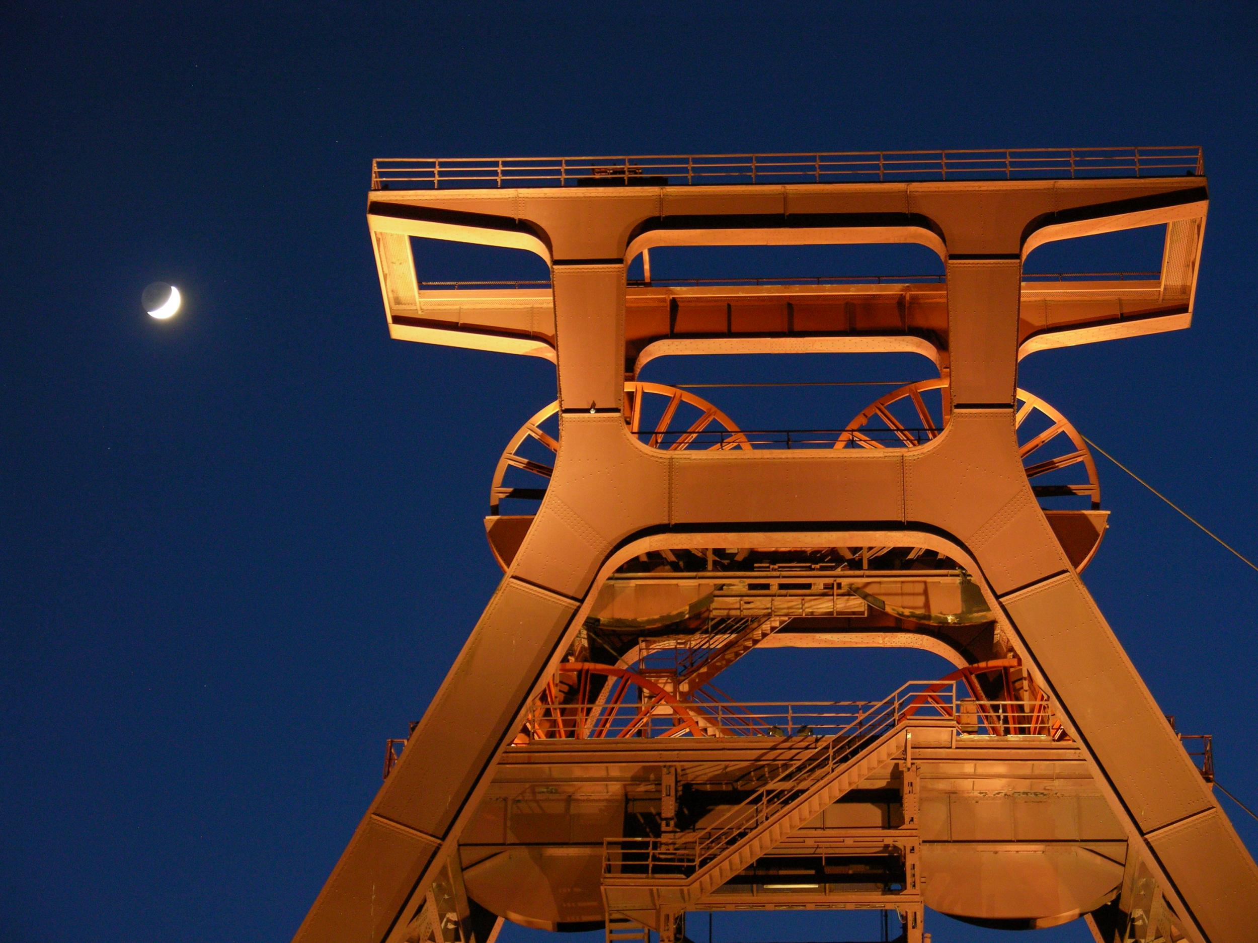 Zeche Zollverein, a 19th century coal mine that closed in 1993 and was designated a Unesco World Heritage site in 2001