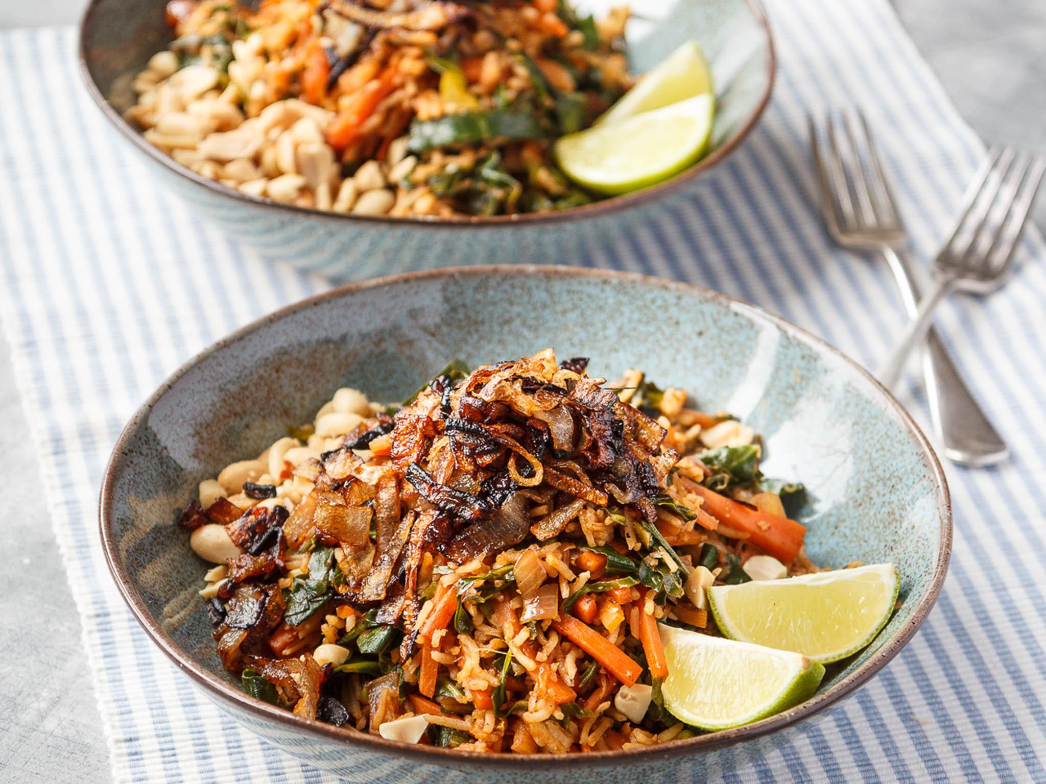 No chickens were harmed in the making of these bowls of texture and flavour