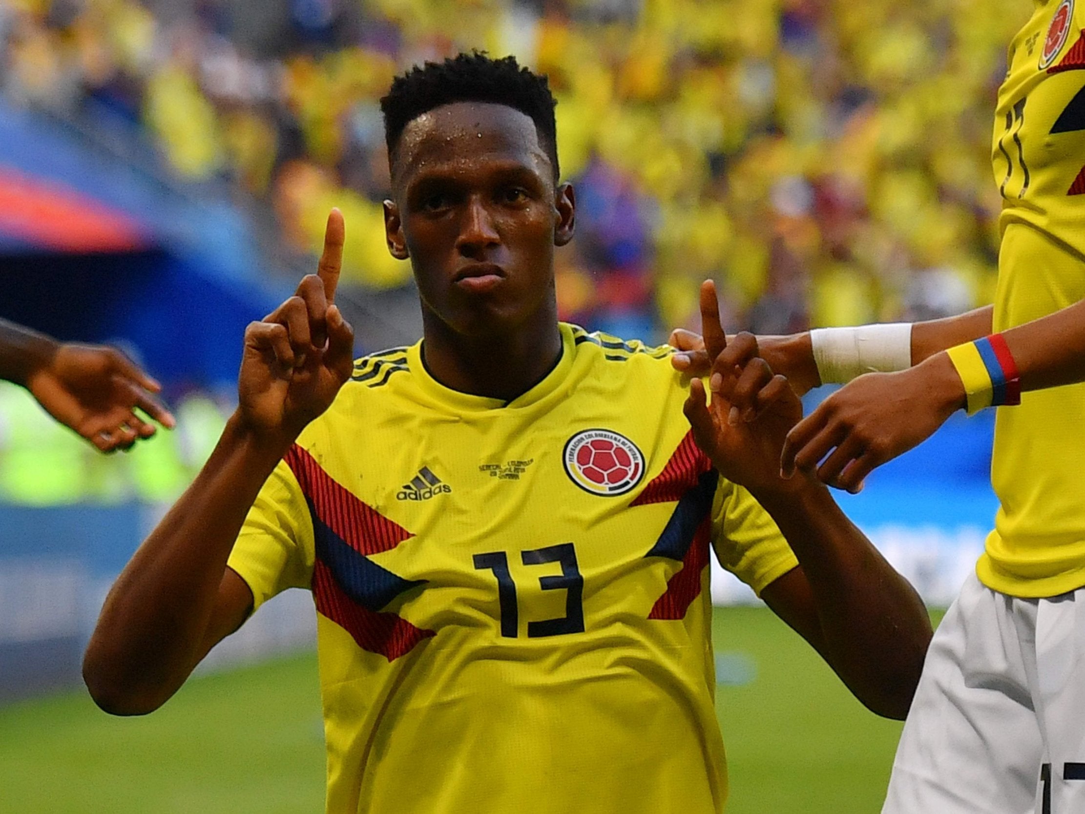 Yerry Mina's goal gave Colombia a win against Senegal and top spot in Group G