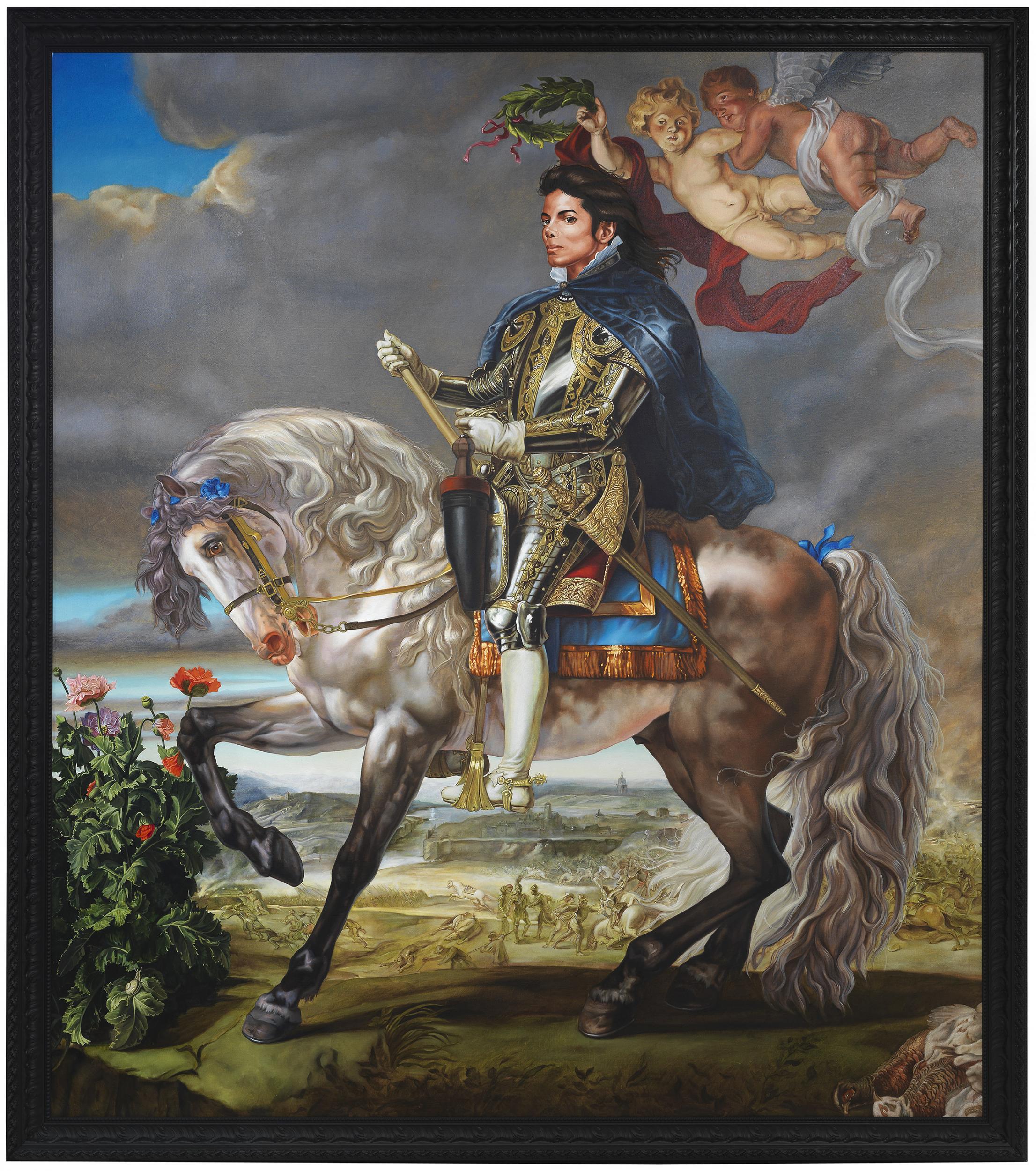 Kehinde Wiley's ‘Equestrian Portrait of King Philip II (Michael Jackson)’