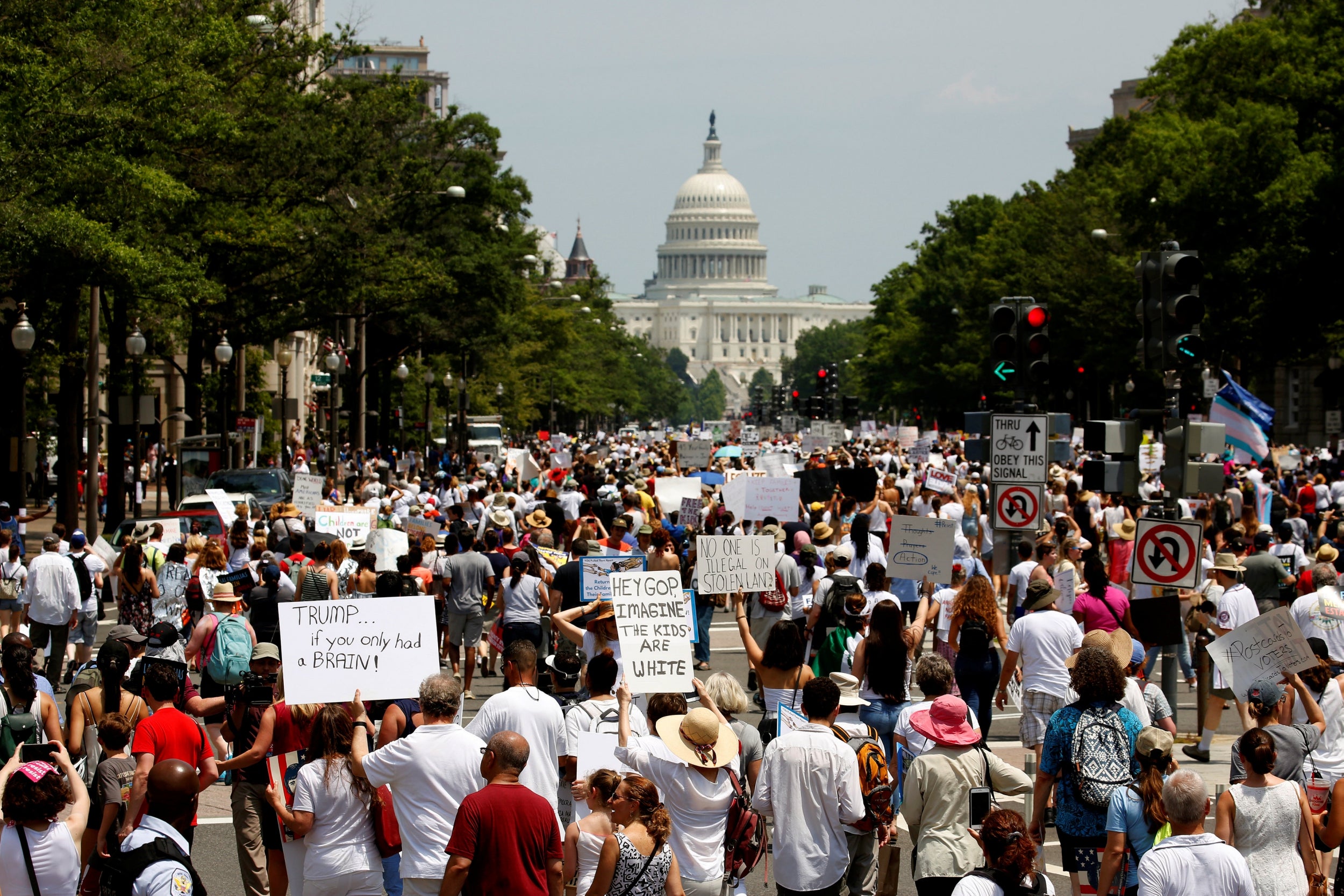 Americans are engaging in unprecedented protests across the country as a new survey reveals the majority of US adults are not "extremely proud" of their nationality.