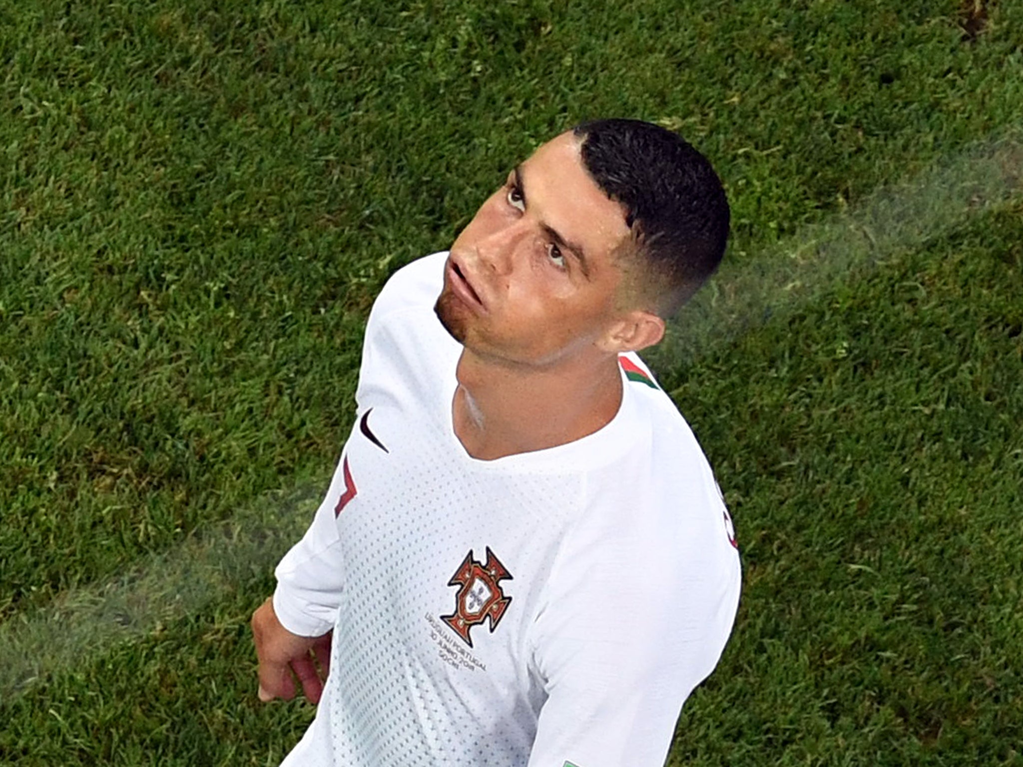 A dejected Cristiano Ronaldo reflects on Portugal’s World Cup exit