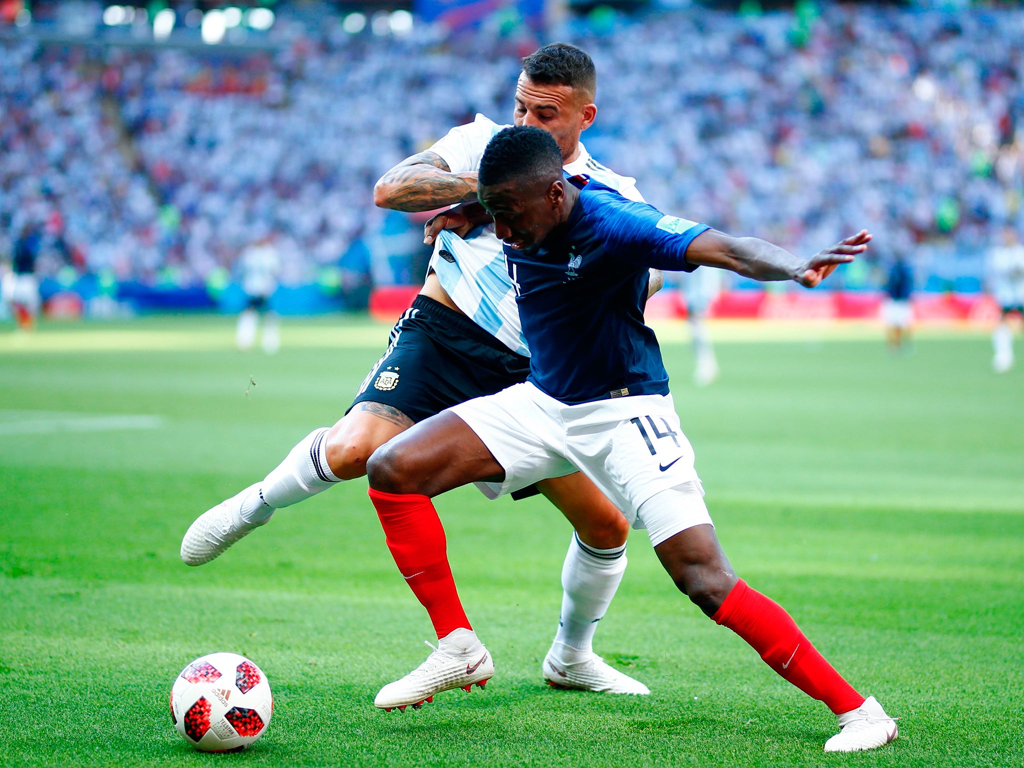 France will be without Blaise Matuidi after he was booked for dissent