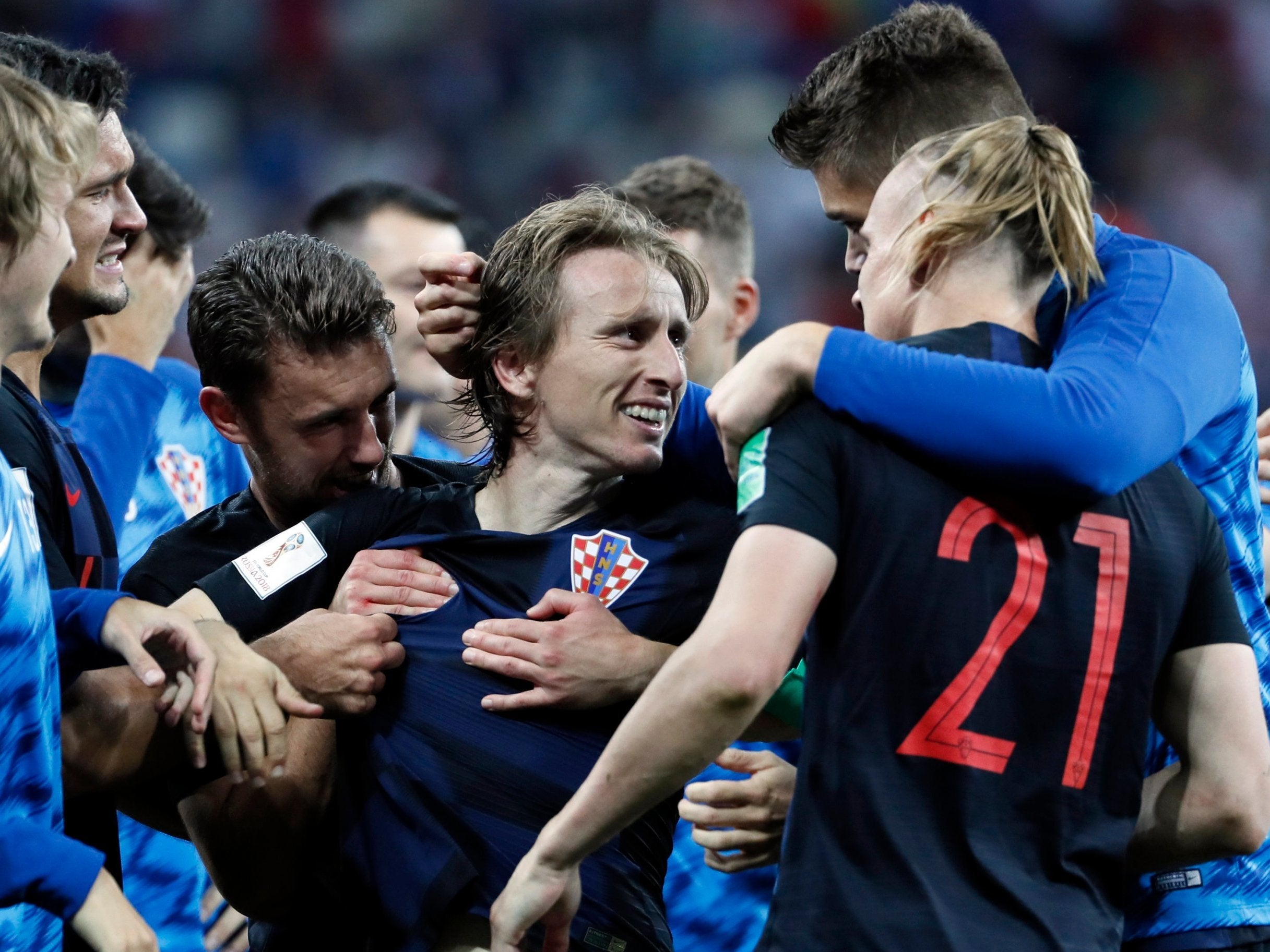 Croatia and Russia are on the horizon as semi-final opponents