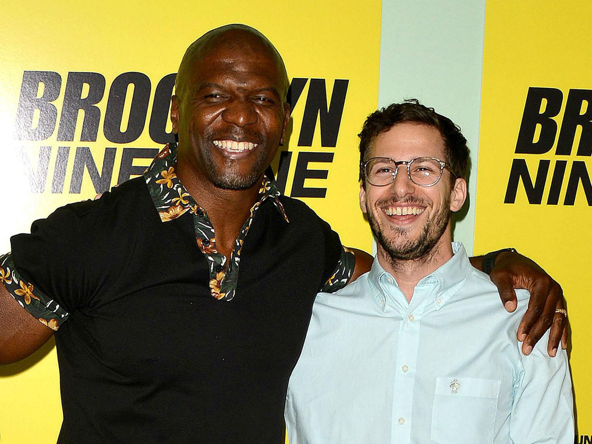 Samberg with Brooklyn Nine-Nine co-star Terry Crews (Startraks Photo/Rex/Shutterstock)