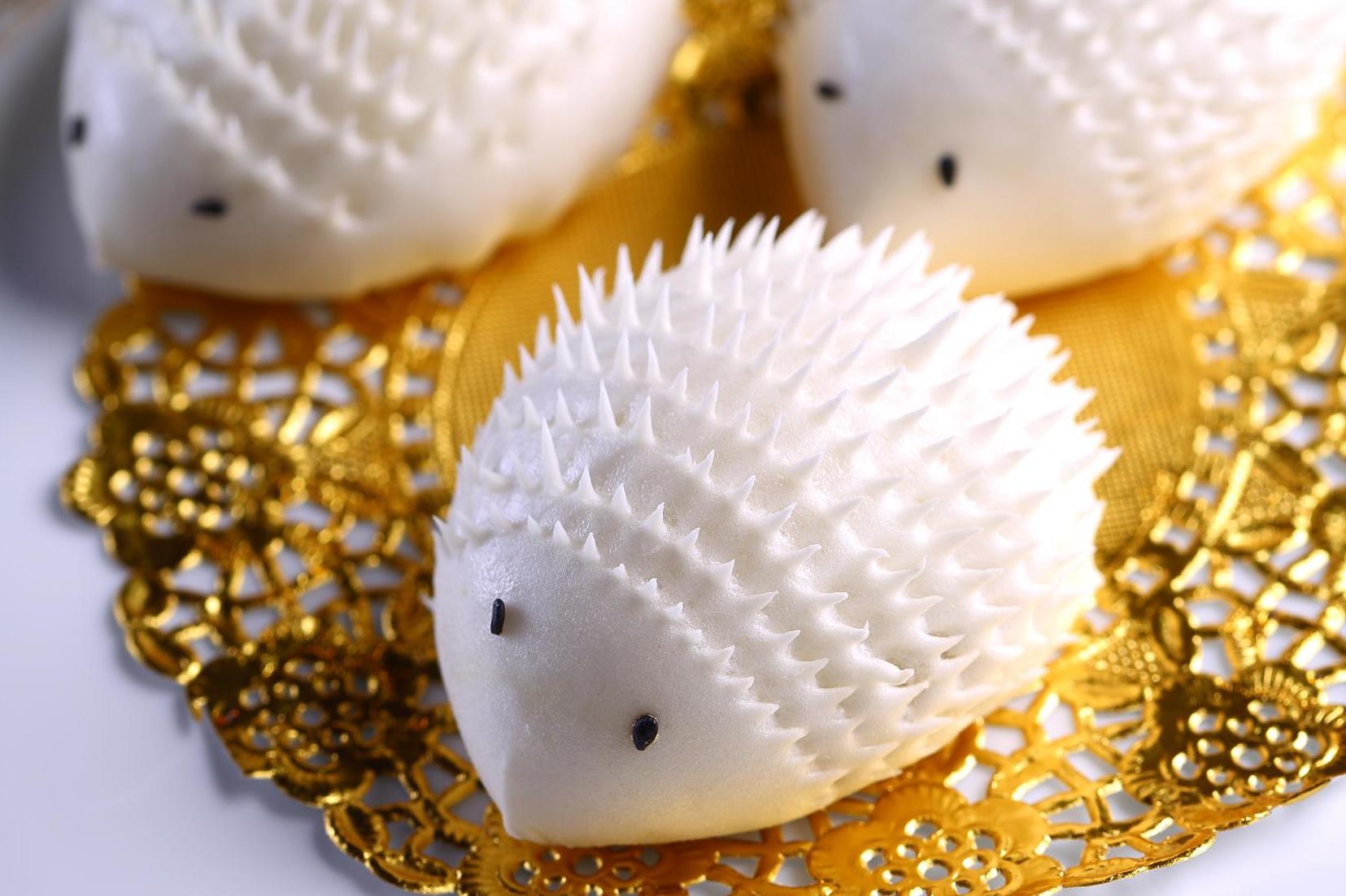 The Eight Restaurant’s intricate hedgehog-shaped dim sum