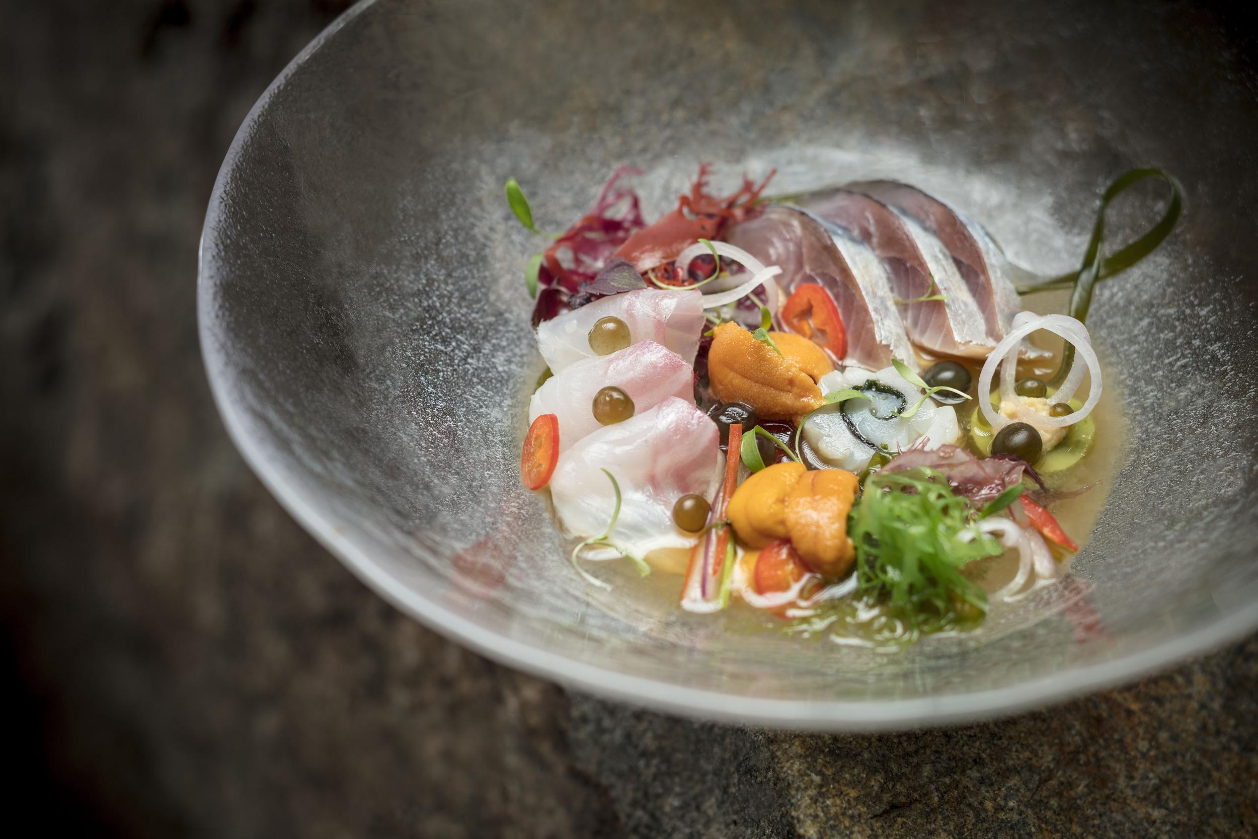 Fine dining: Aji's signature Nikkei cebiche