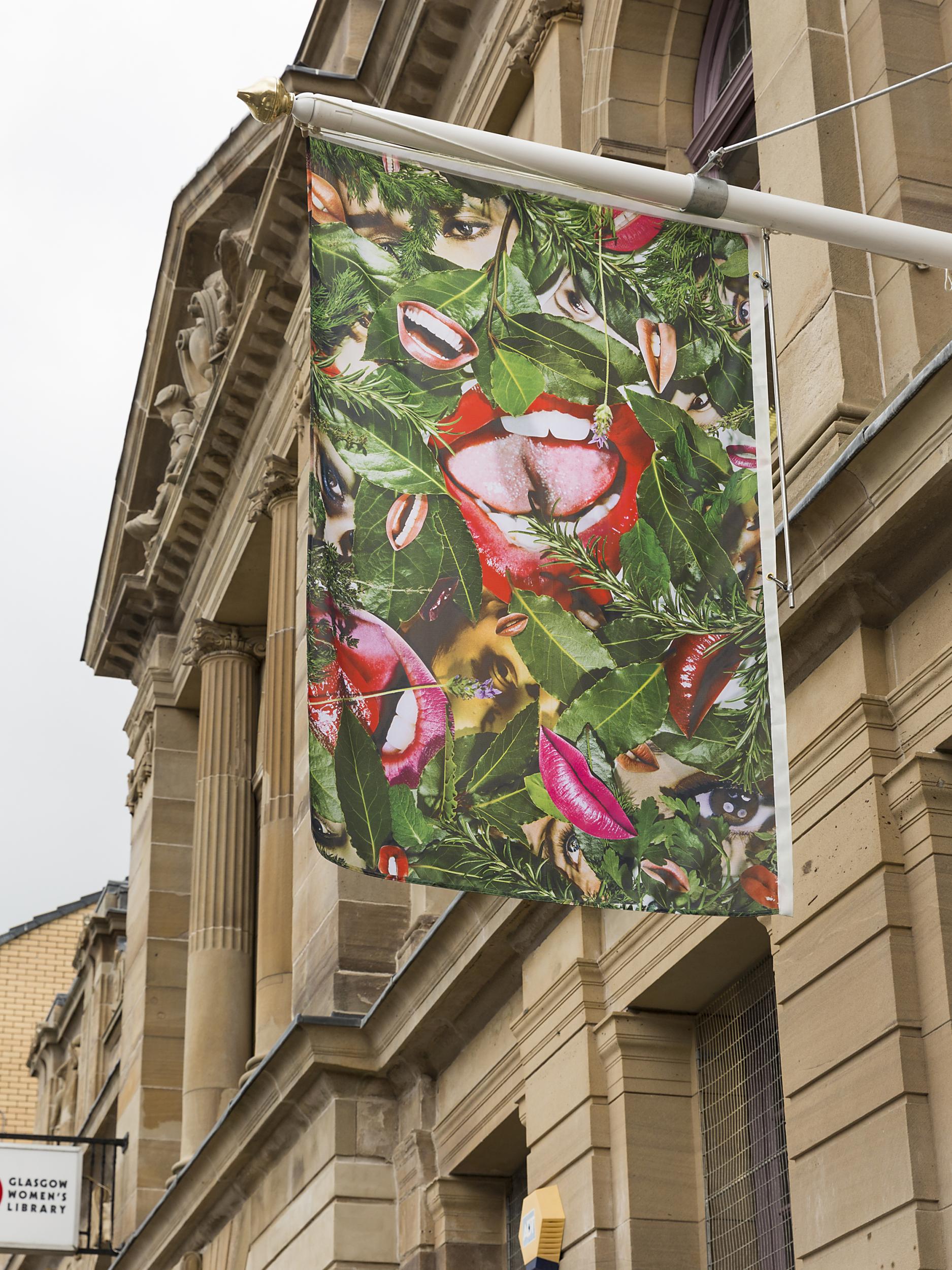 Linder, the official flag for Glasgow Women's Library