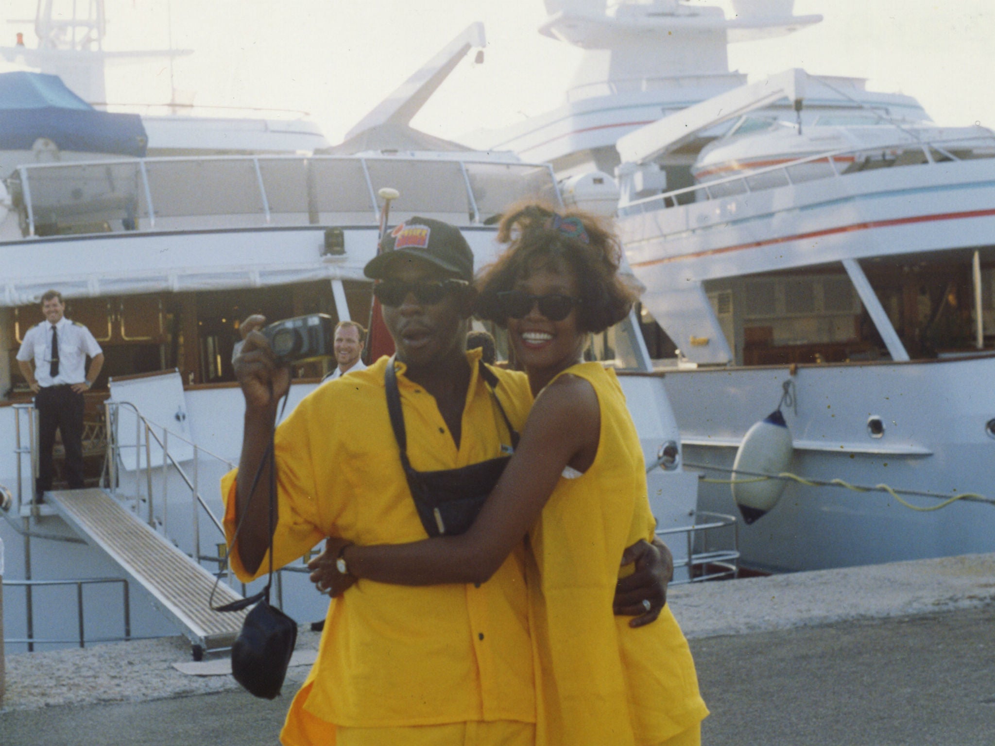 &#13;
Whitney with Bobby Brown: ‘In a relationship of such dysfunction, you can’t just blame one party’ &#13;