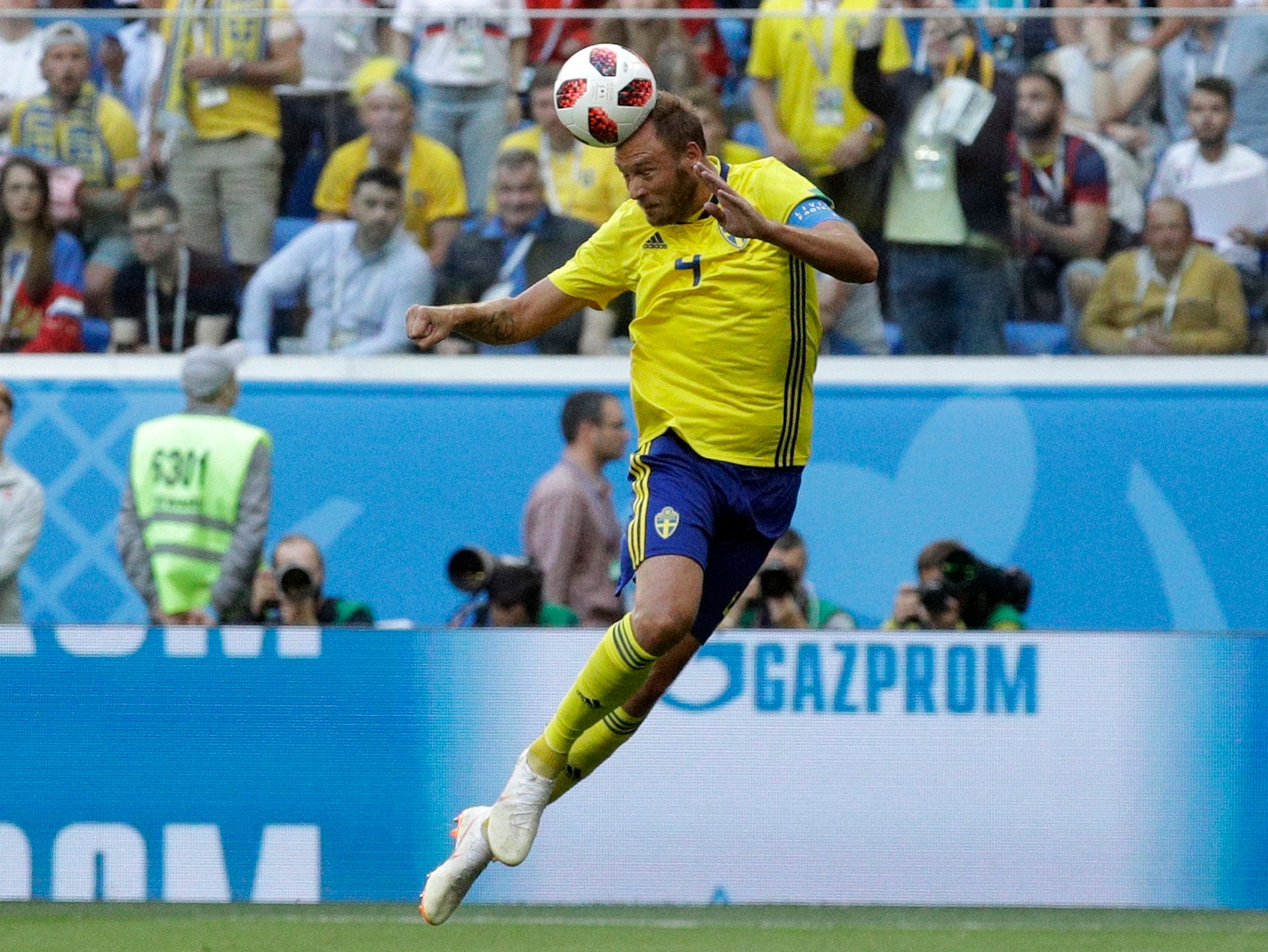 Looked dangerous from set pieces, and aerial ability which served him well from Shaqiri’s crosses too