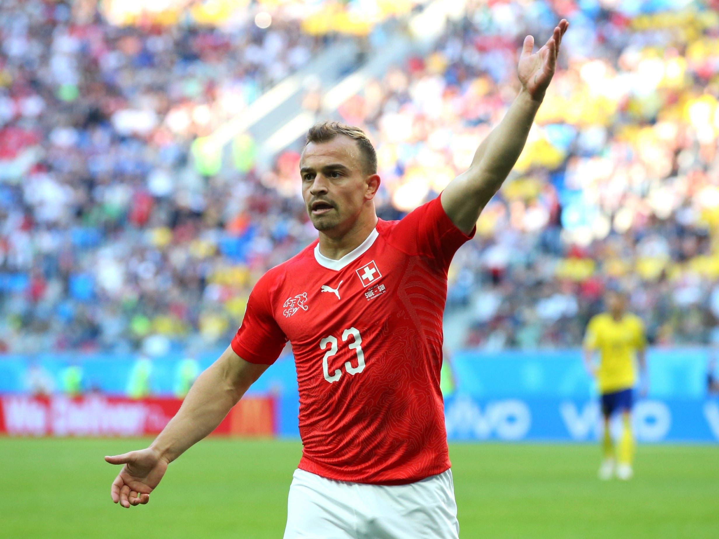 England will need to keep a close eye on Xherdan Shaqiri