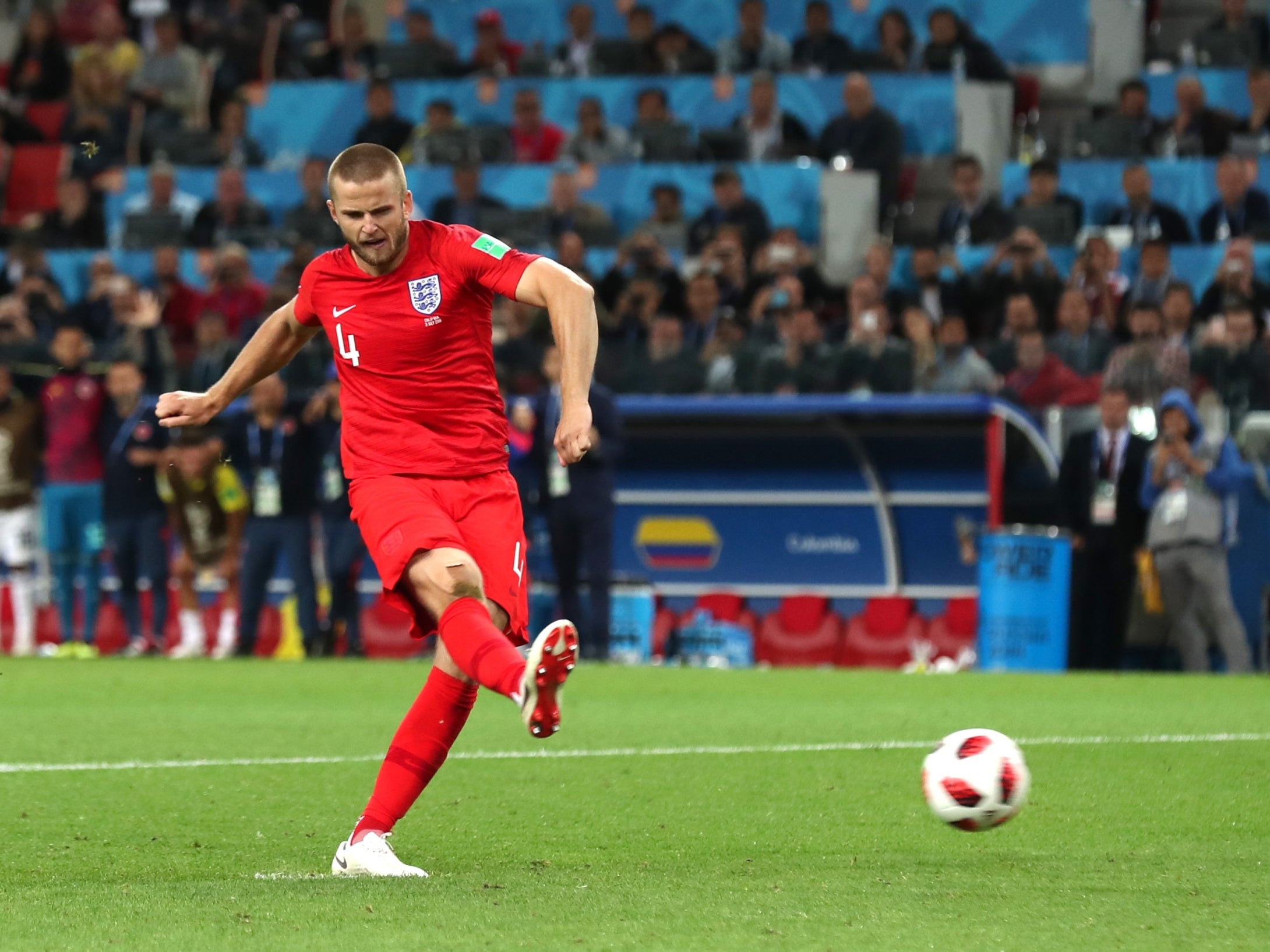 Eric Dier scored England’s winning penalty in the round of 16