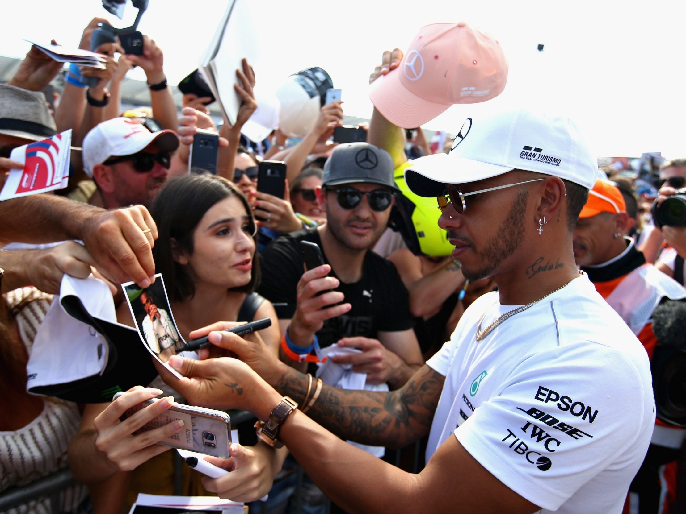 Hamilton elaborated on the power that his fans give him