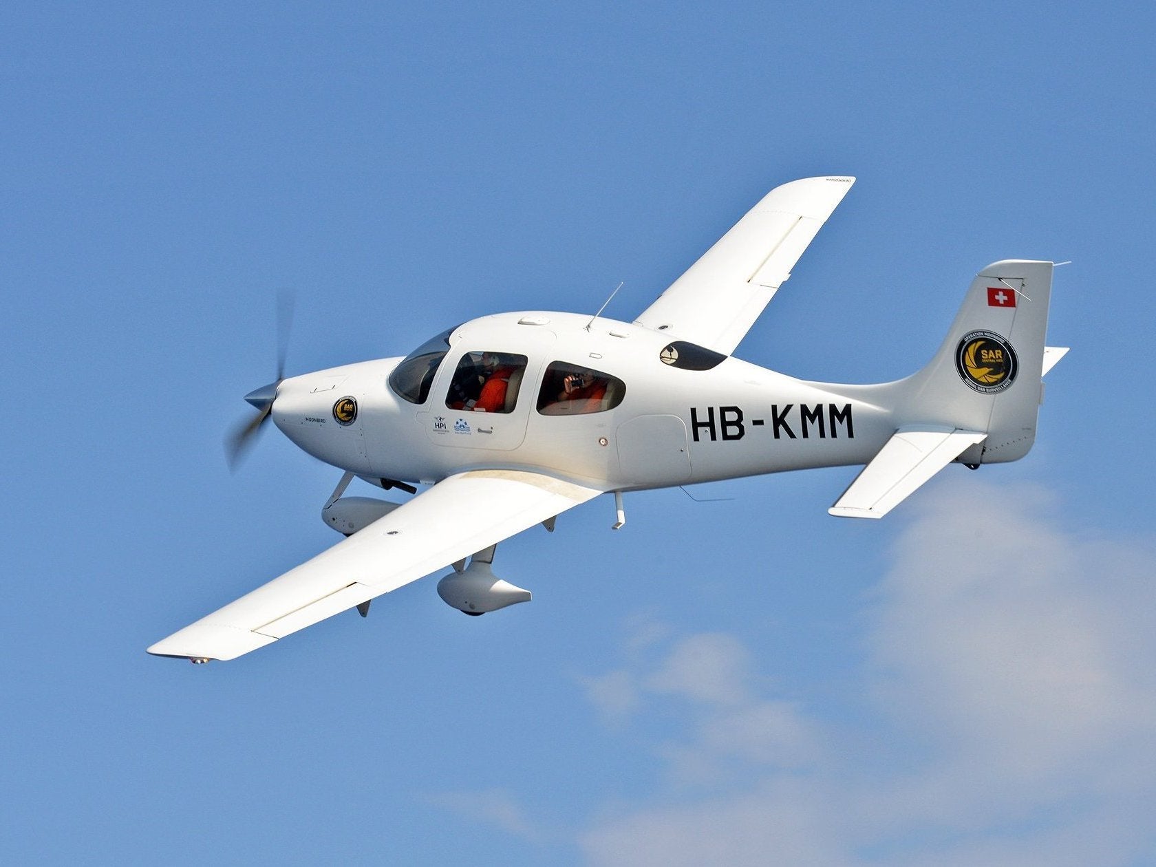 The Moonbird is a reconnaissance plane operated by German NGO Sea Watch