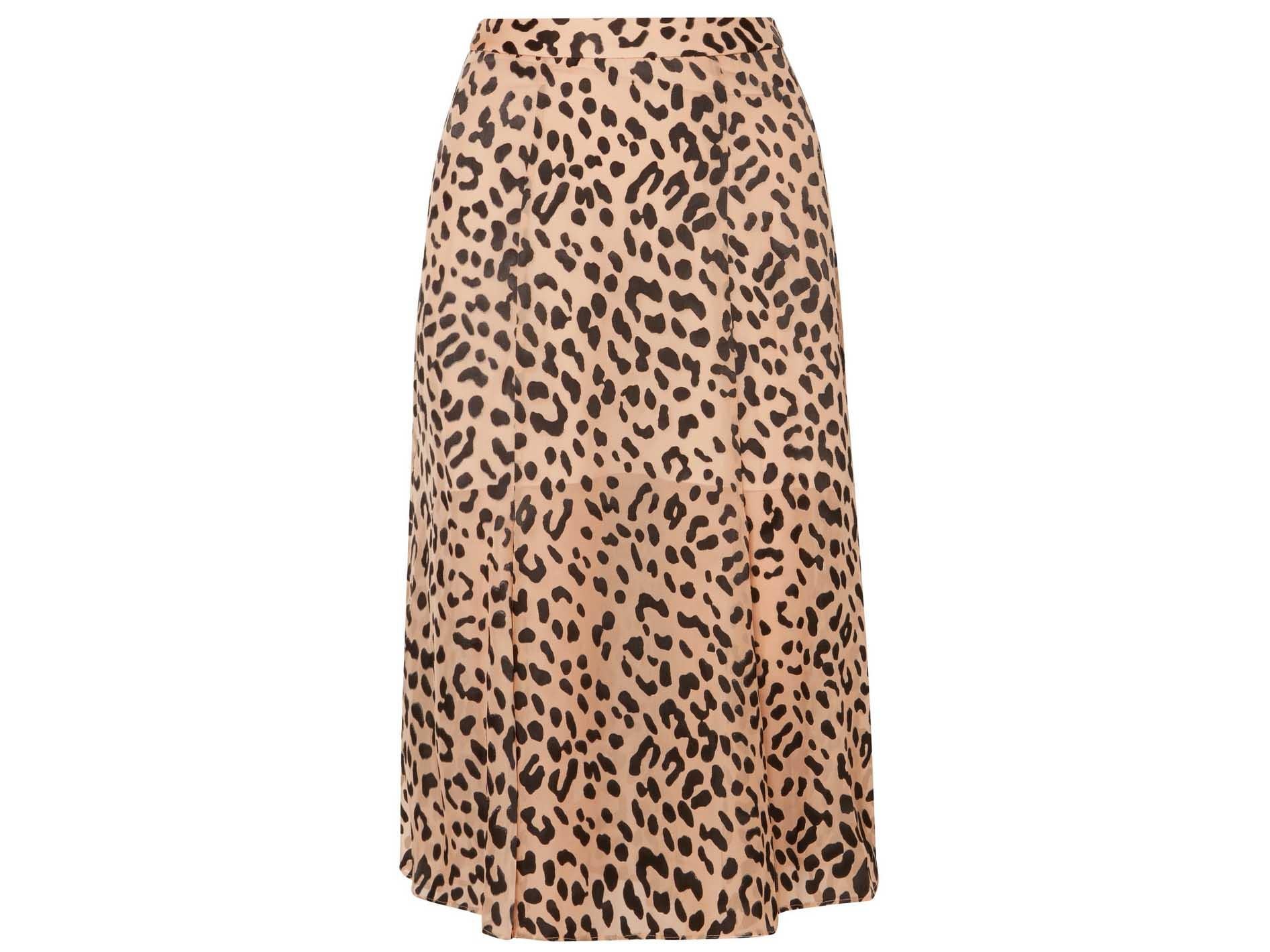 Alice &amp; Olivia, Athena Devore-Chiffon Midi Skirt, ?315, Net-a-Porter