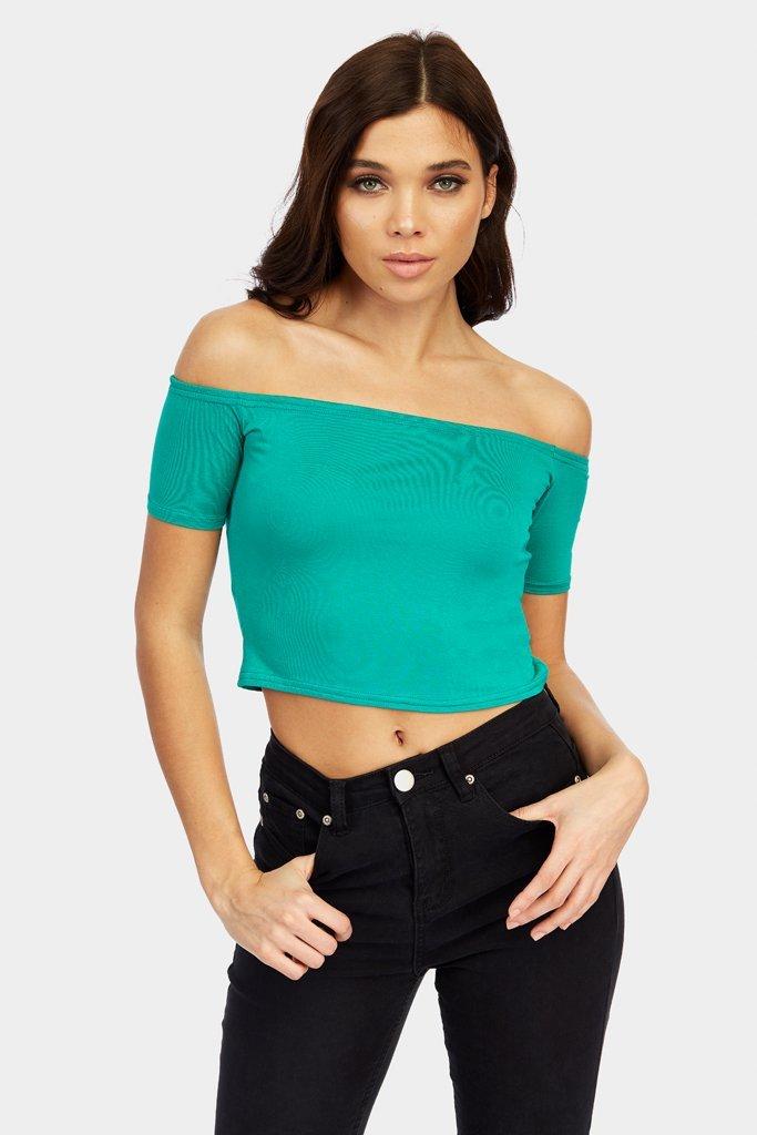 Bardot crop top, £2, Buy now