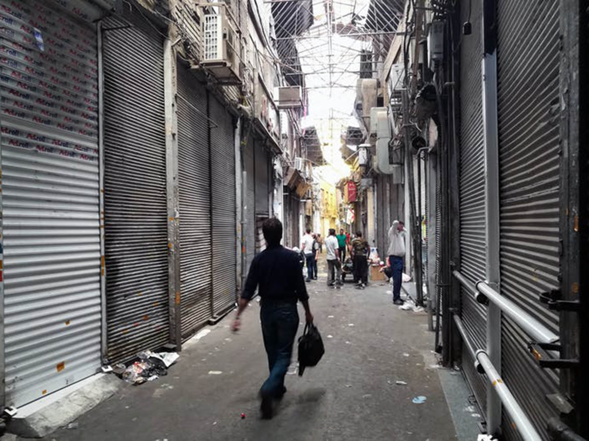 In June, traders in Tehran’s bazaar shut up shop for a one day protest against the challenging economic climate