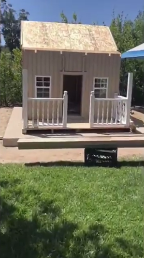 Kylie is building the house for her dogs (Snapchat)