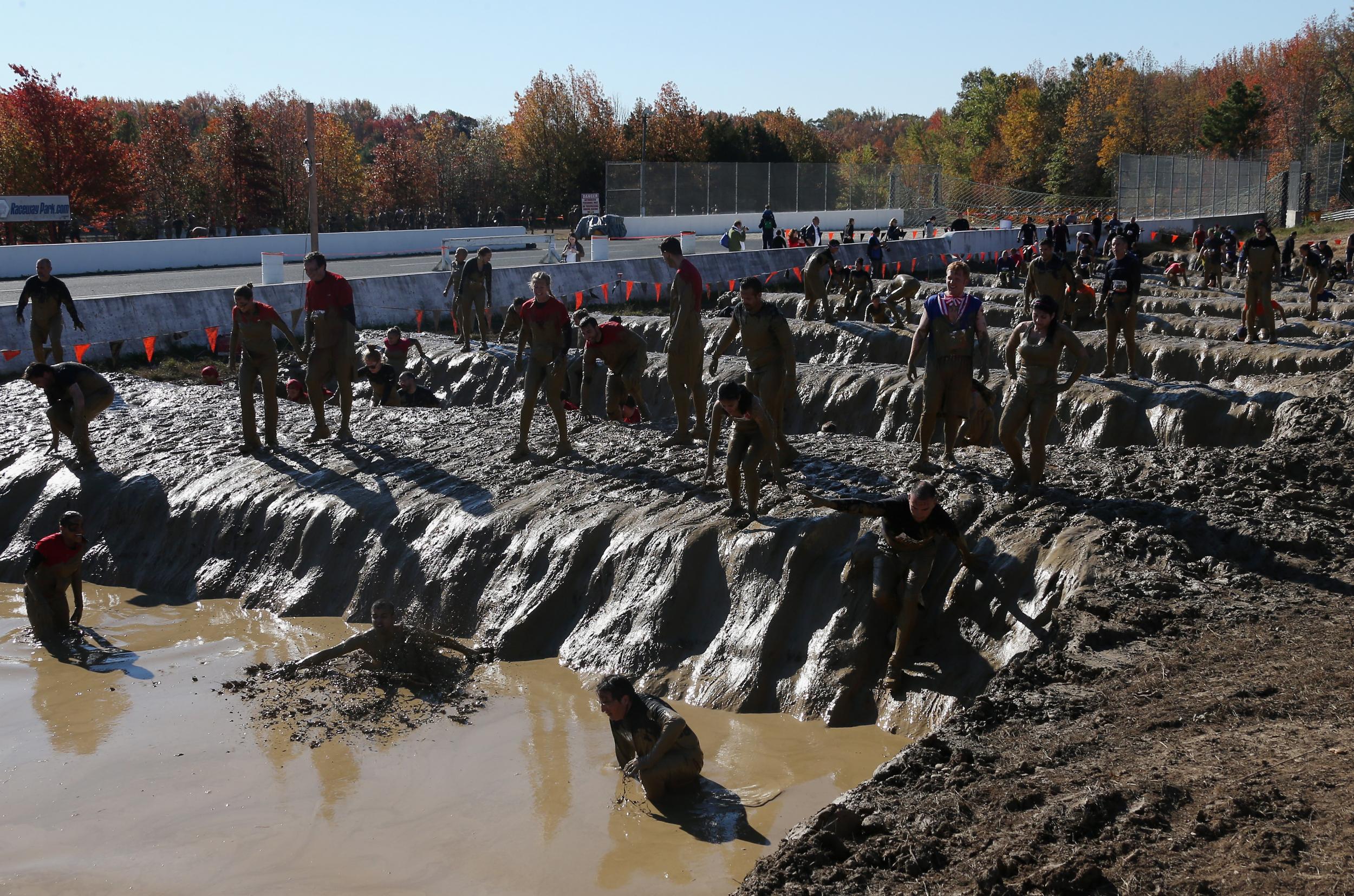 An unrelated stock image from a Tough Mudder in New Jersey from 2012