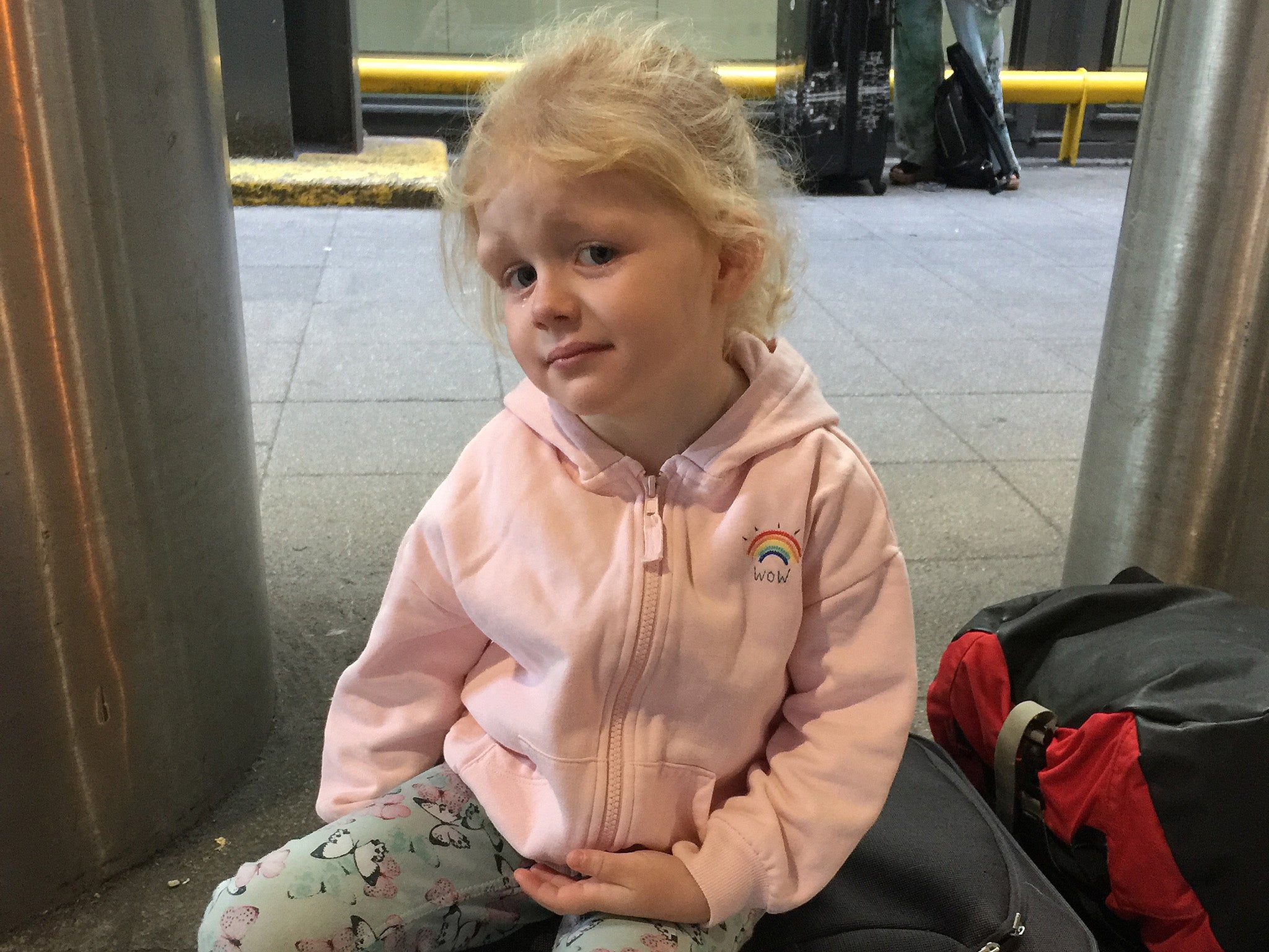 Mr Larkin's daughter, Emmy was upset by the whole experience