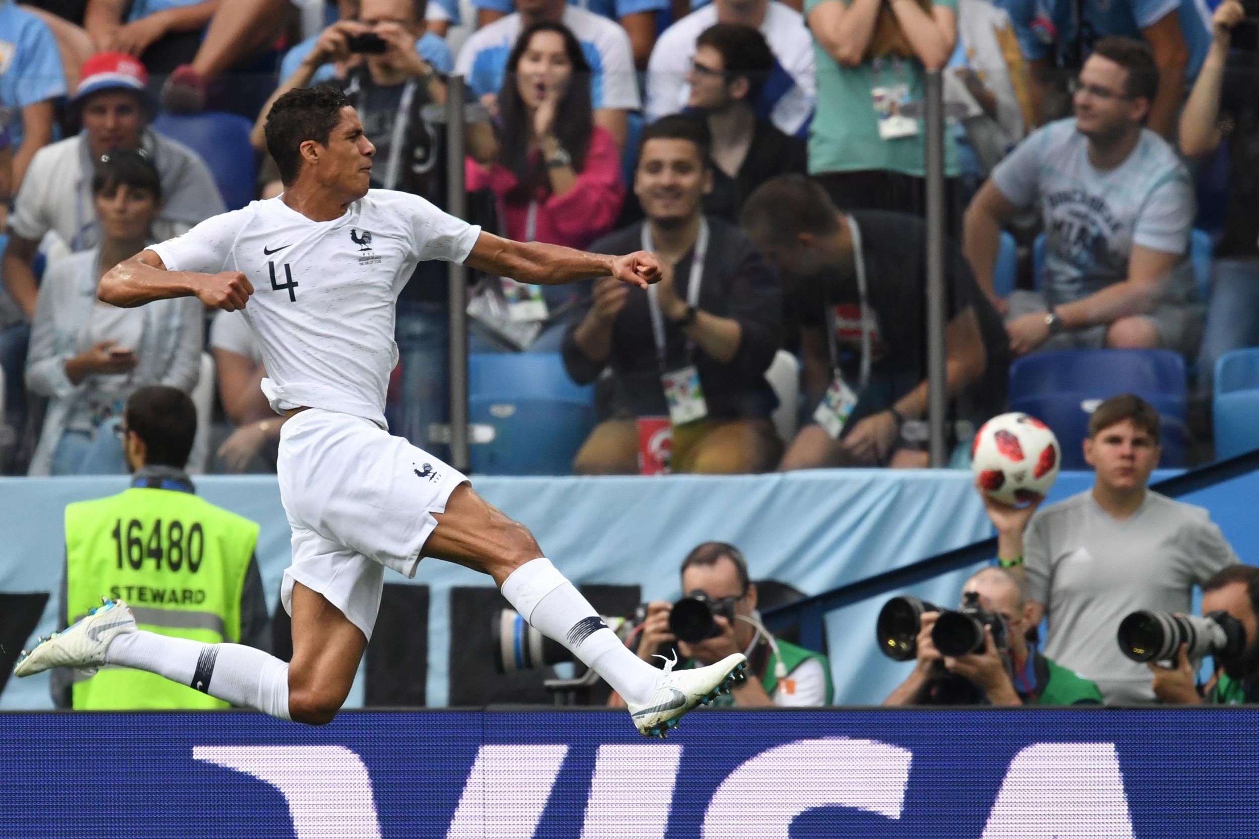 Varane’s header handed France their first goal