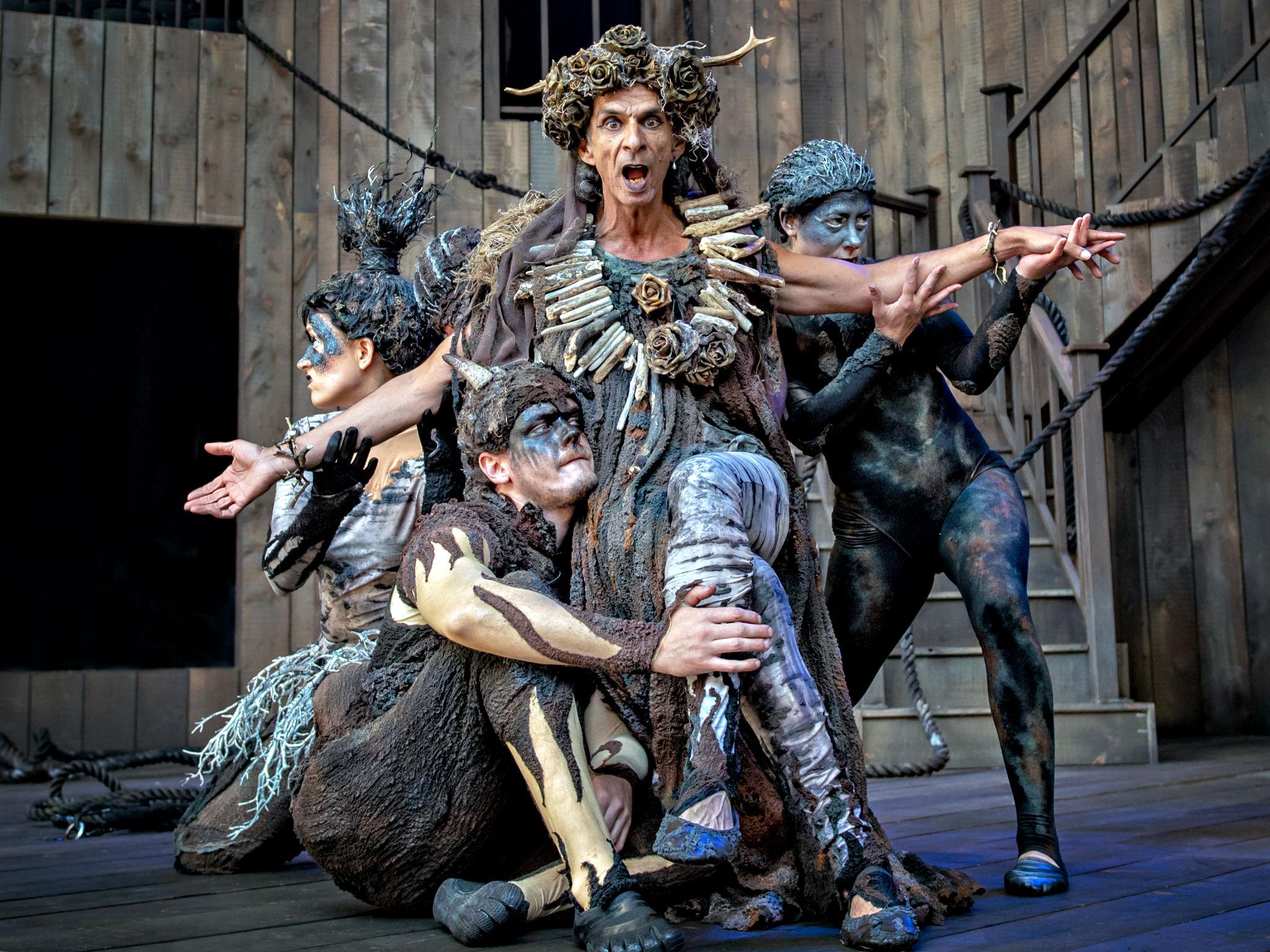 Leandra Ashton, James Macnaughton, Antony Bunsee and Maria Gray in 'A Midsummer Night's Dream'