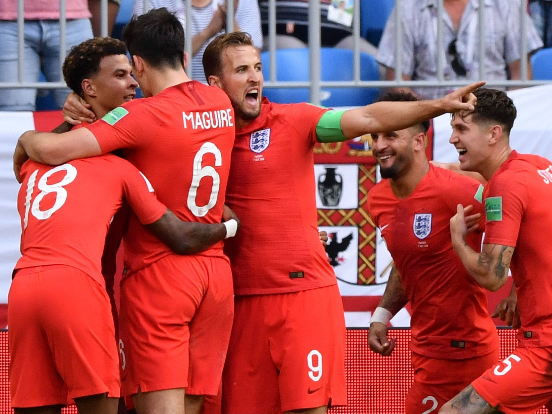 England are into the semi-finals for the first time in 28 years