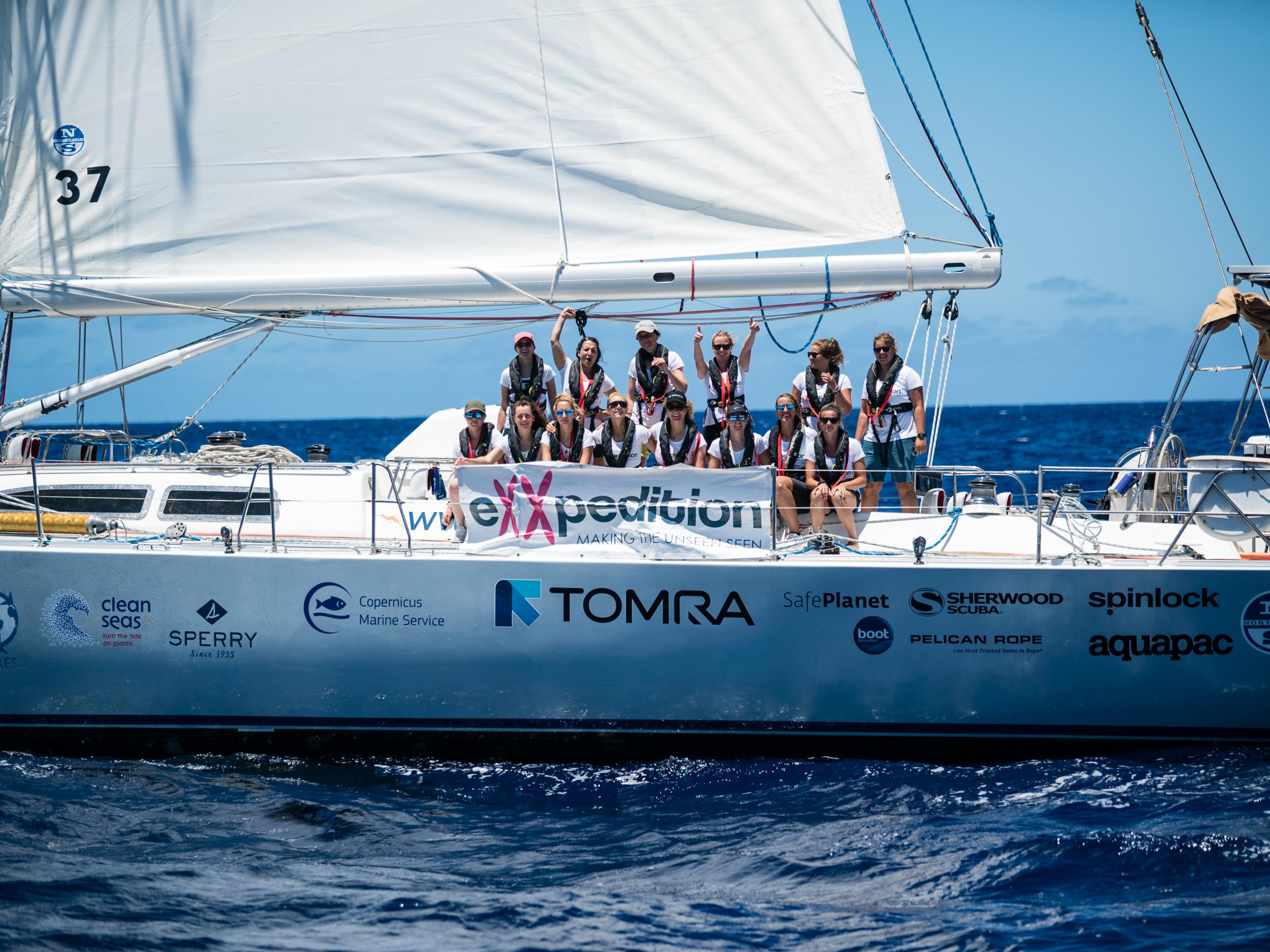 The eXXpedition crew, which consists of women from a variety of backgrounds including scientists, artists and sailors, departs Hawaii (thesituationroom.tv)