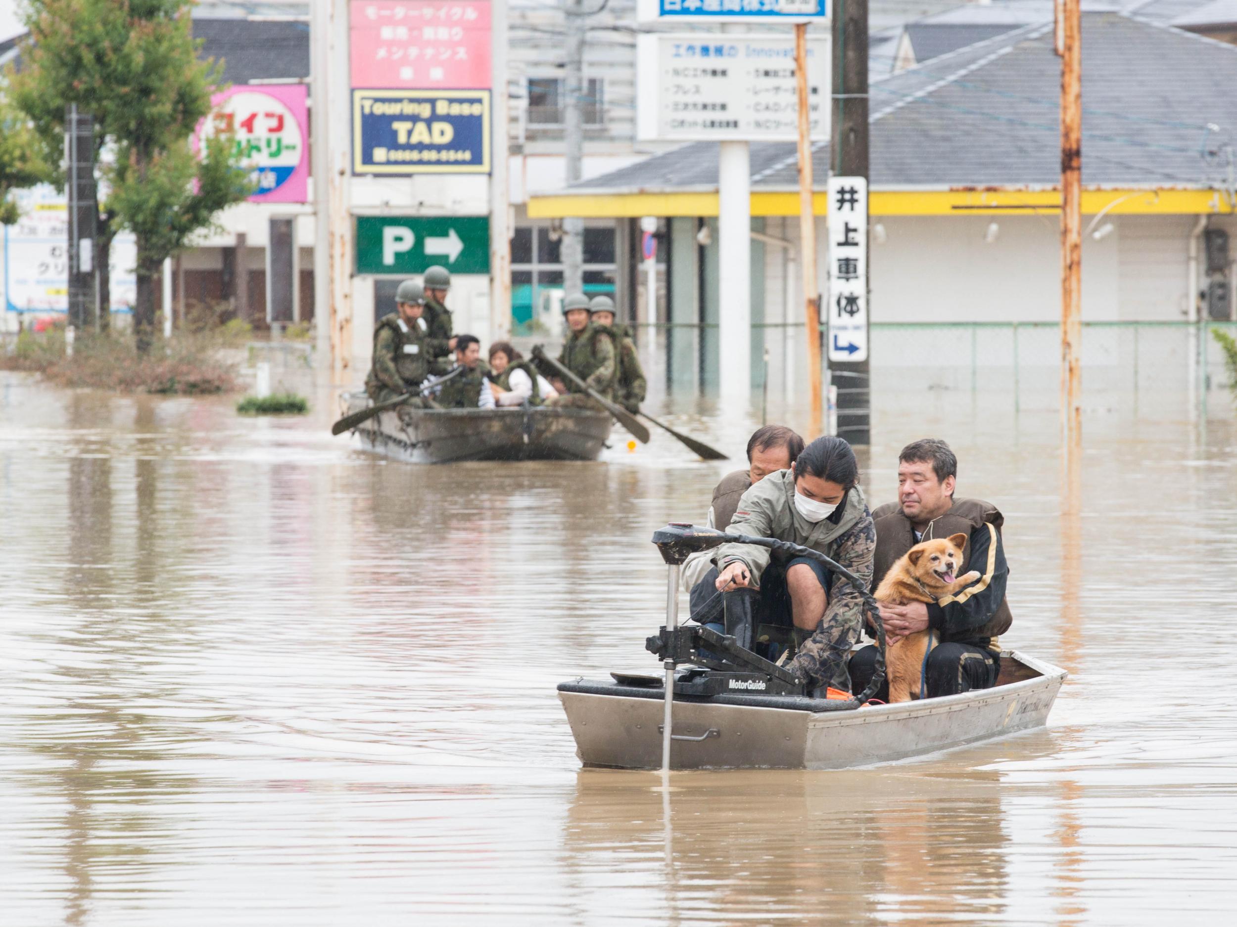 Three hours of rainfall in one area reached an accumulated 10.4in, the highest since such records started in 1976