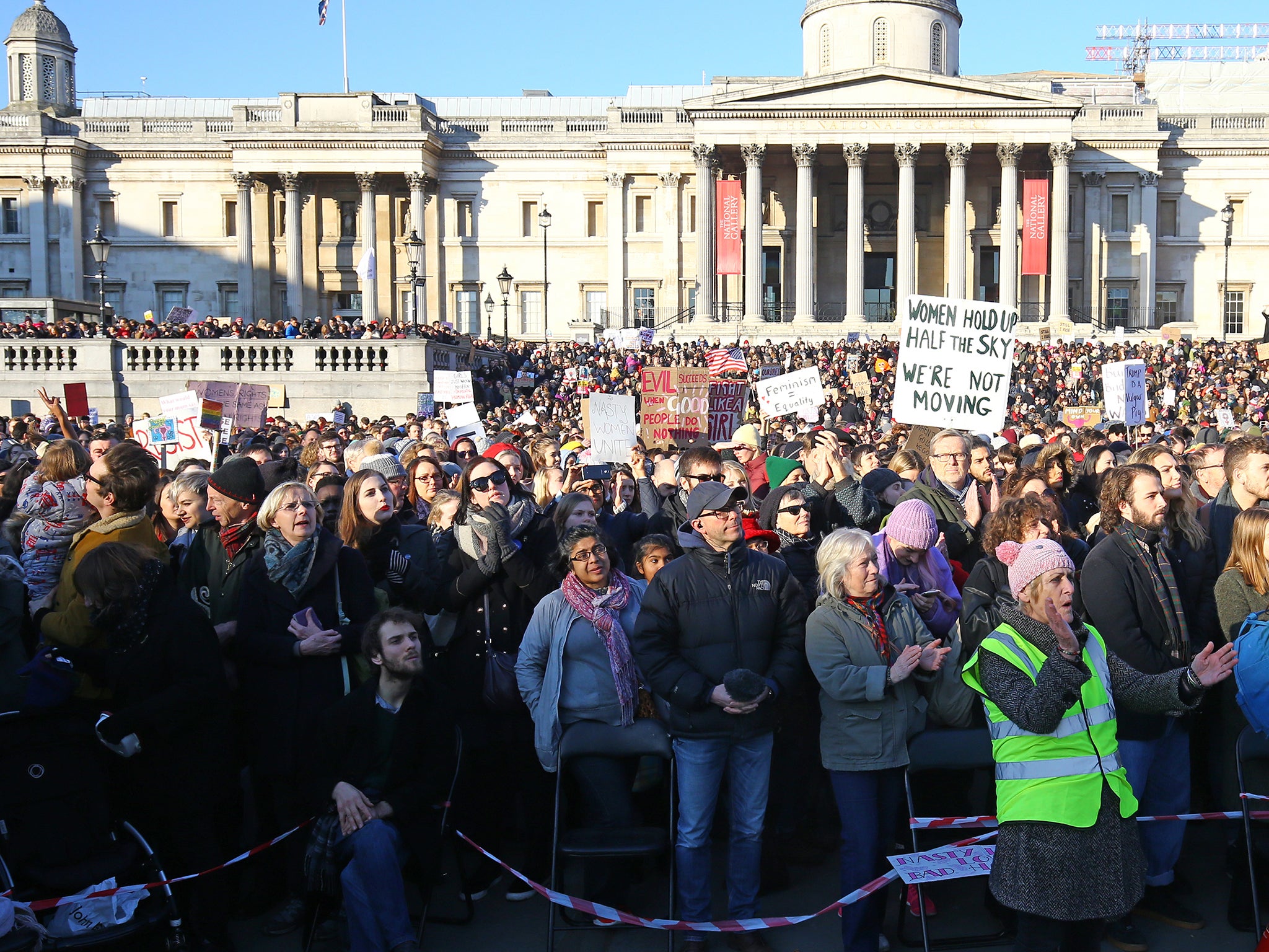 Images of mass demonstrations in the UK are going to fire up Trump supporters like never before