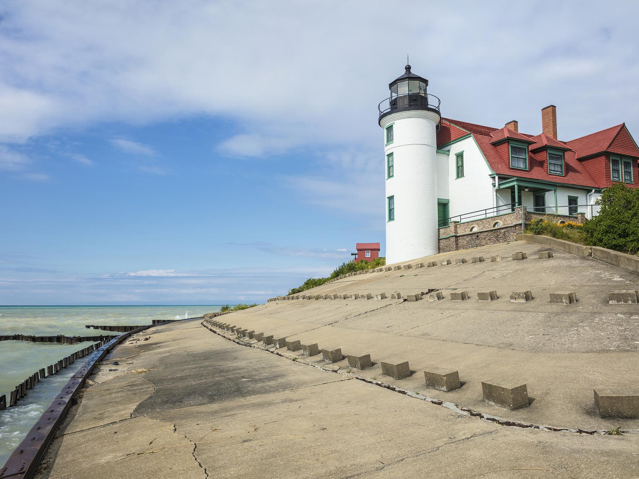 A network of libraries passed through lighthouses across the US to help combat the boredom of their keepers