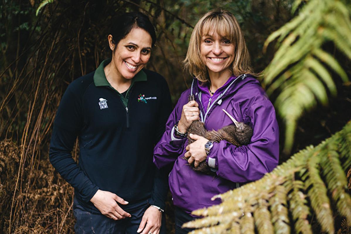 Michaela Strachan has joined the Old Mout Cider and Kiwis for kiwi campaign to help save the kiwi