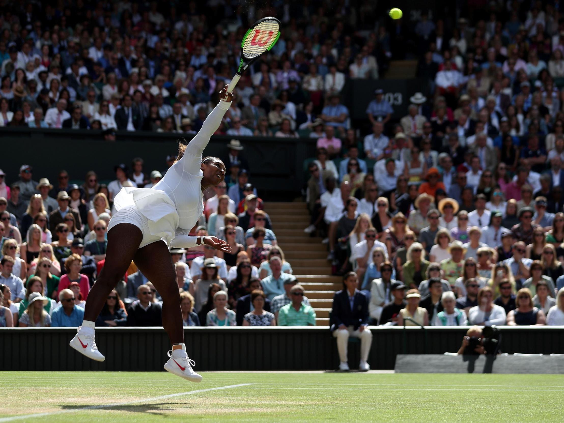 Williams had too much power and quality for Giorgi on the day