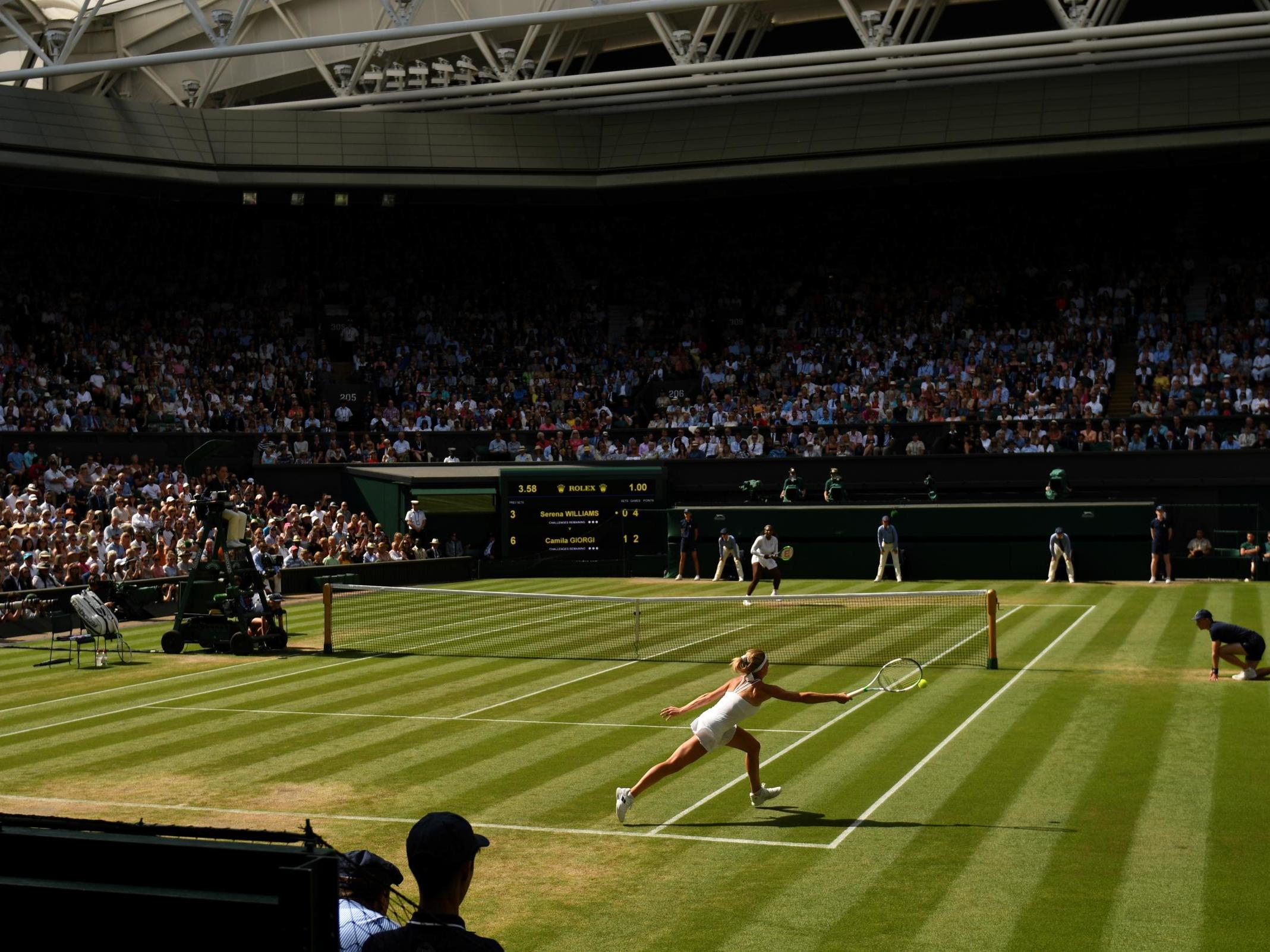 The Centre Court crowd was treated to another quarter-final spectacle