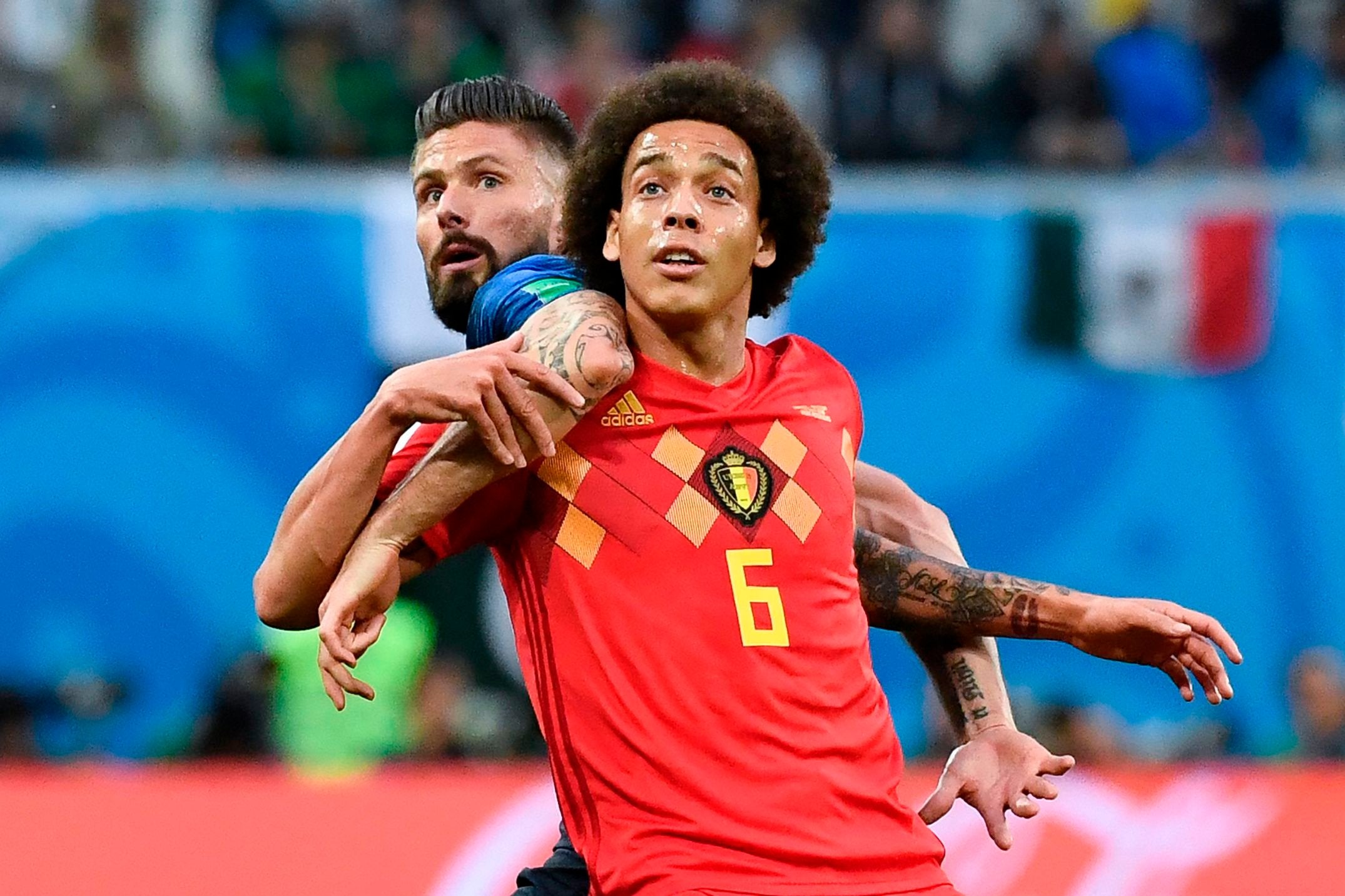 Belgium's midfielder Axel Witsel