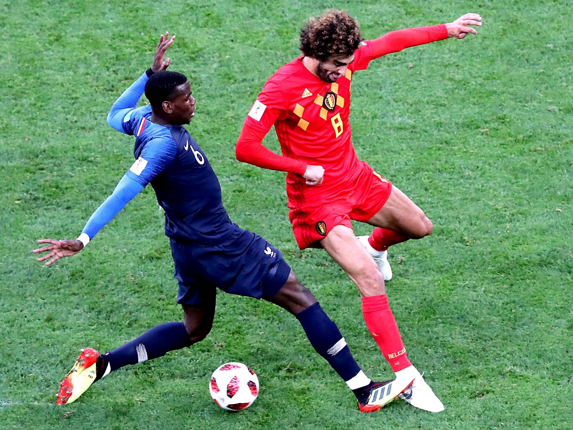 Paul Pogba put in an impressive display against Belgium