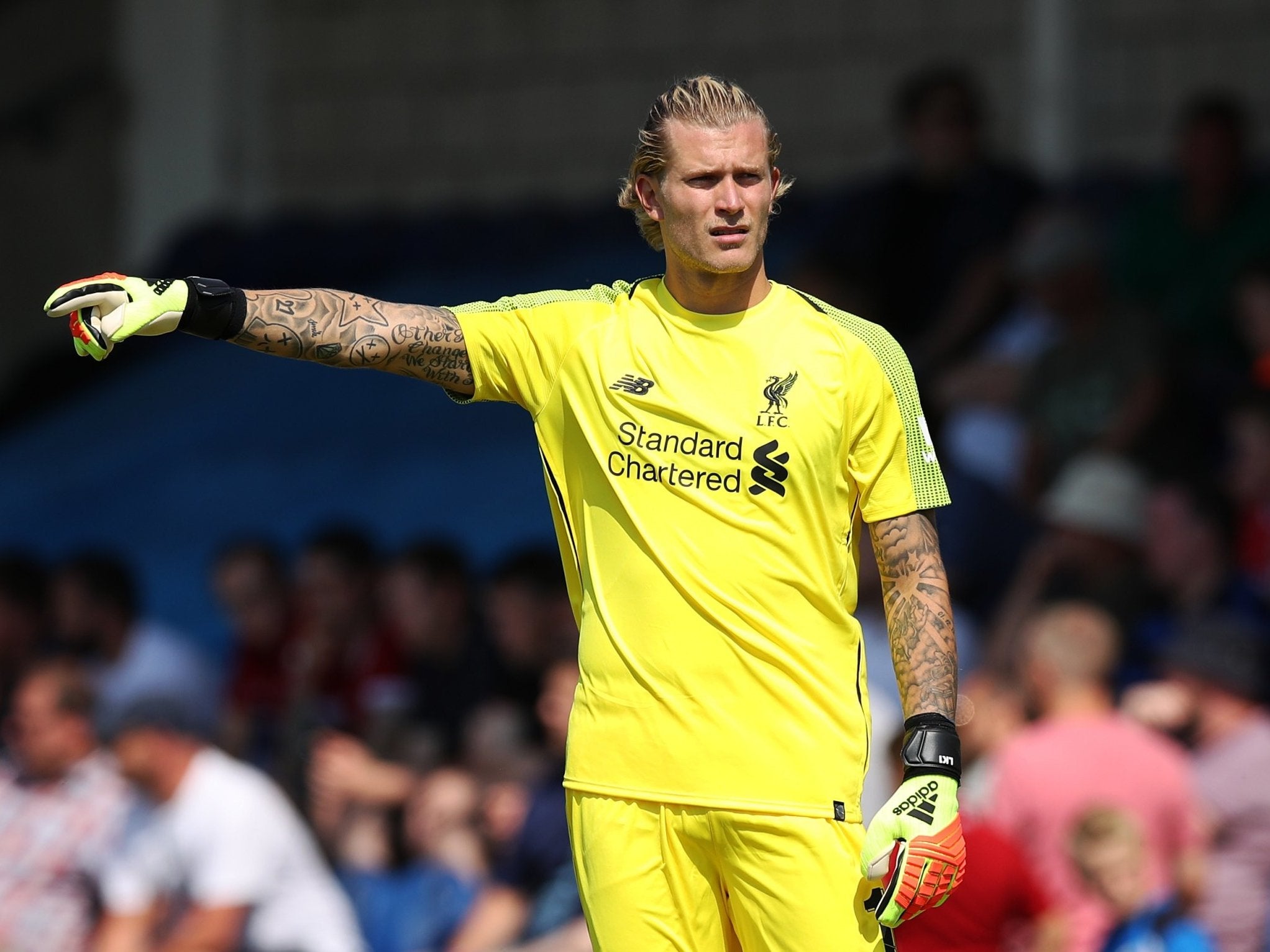 Karius made yet another error in Liverpool's 3-2 win over Tranmere Rovers