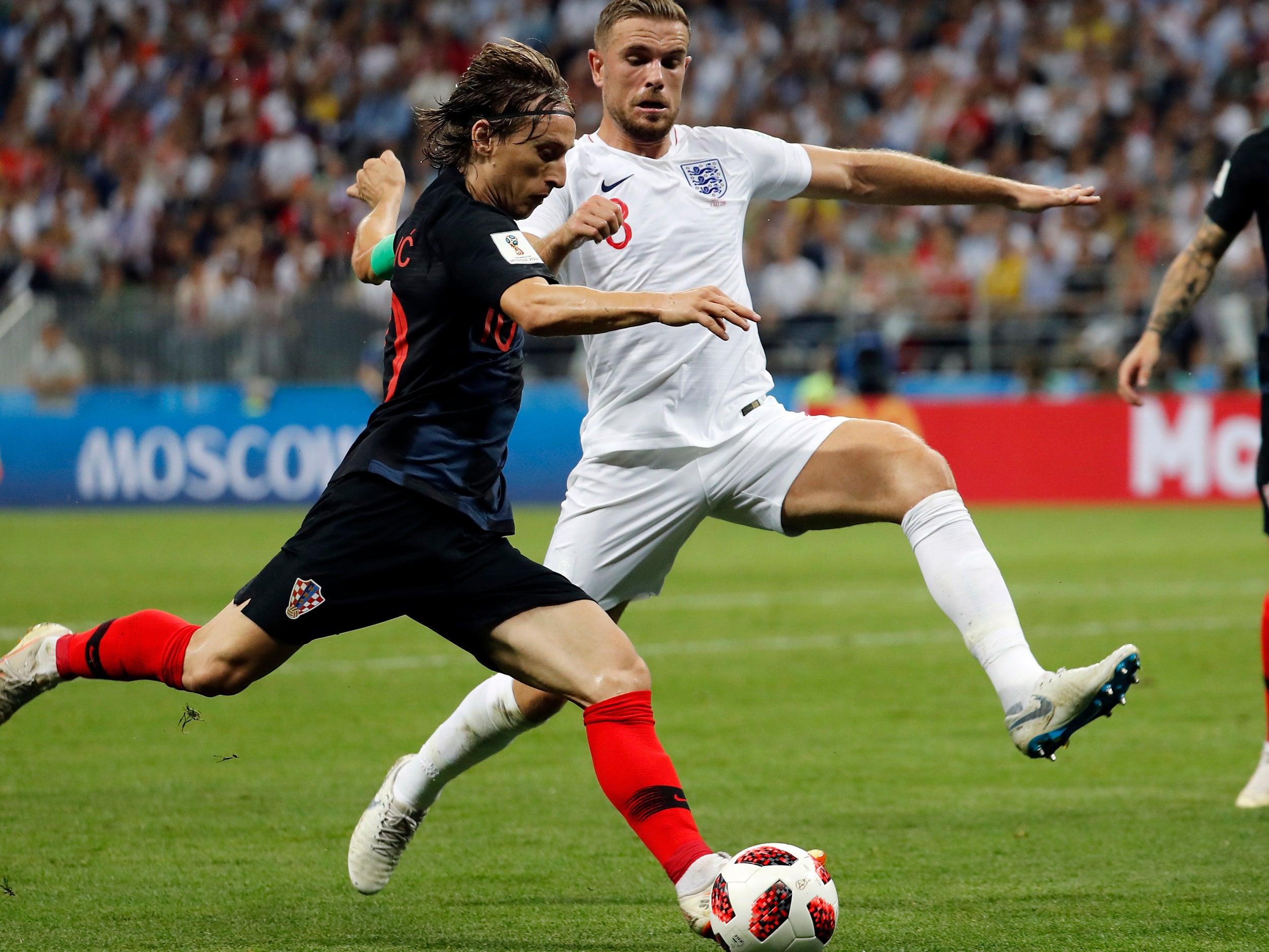 Henderson had marked Modric so well but the Croatian eventually won the midfield battle