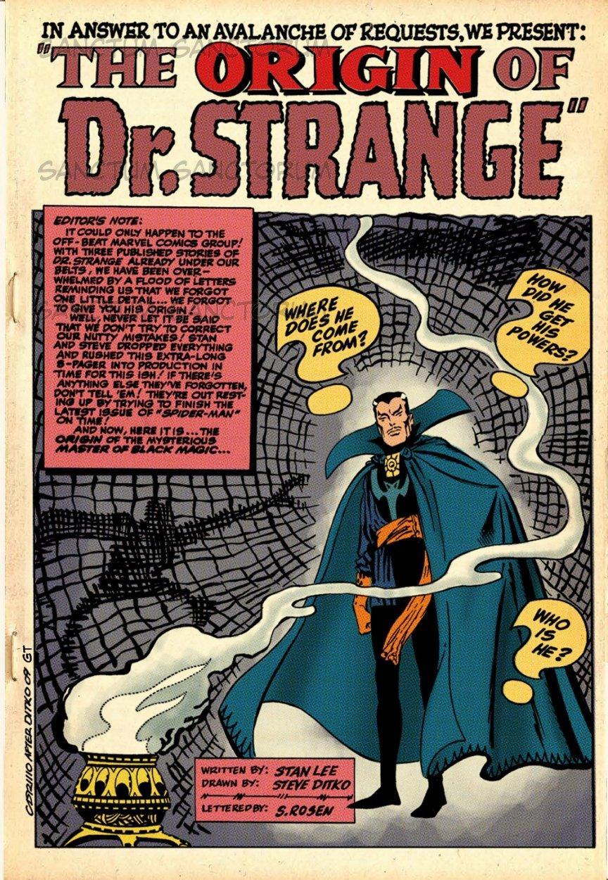 Another of Ditko’s creations Doctor Strange was made into a film of the same name in 2016