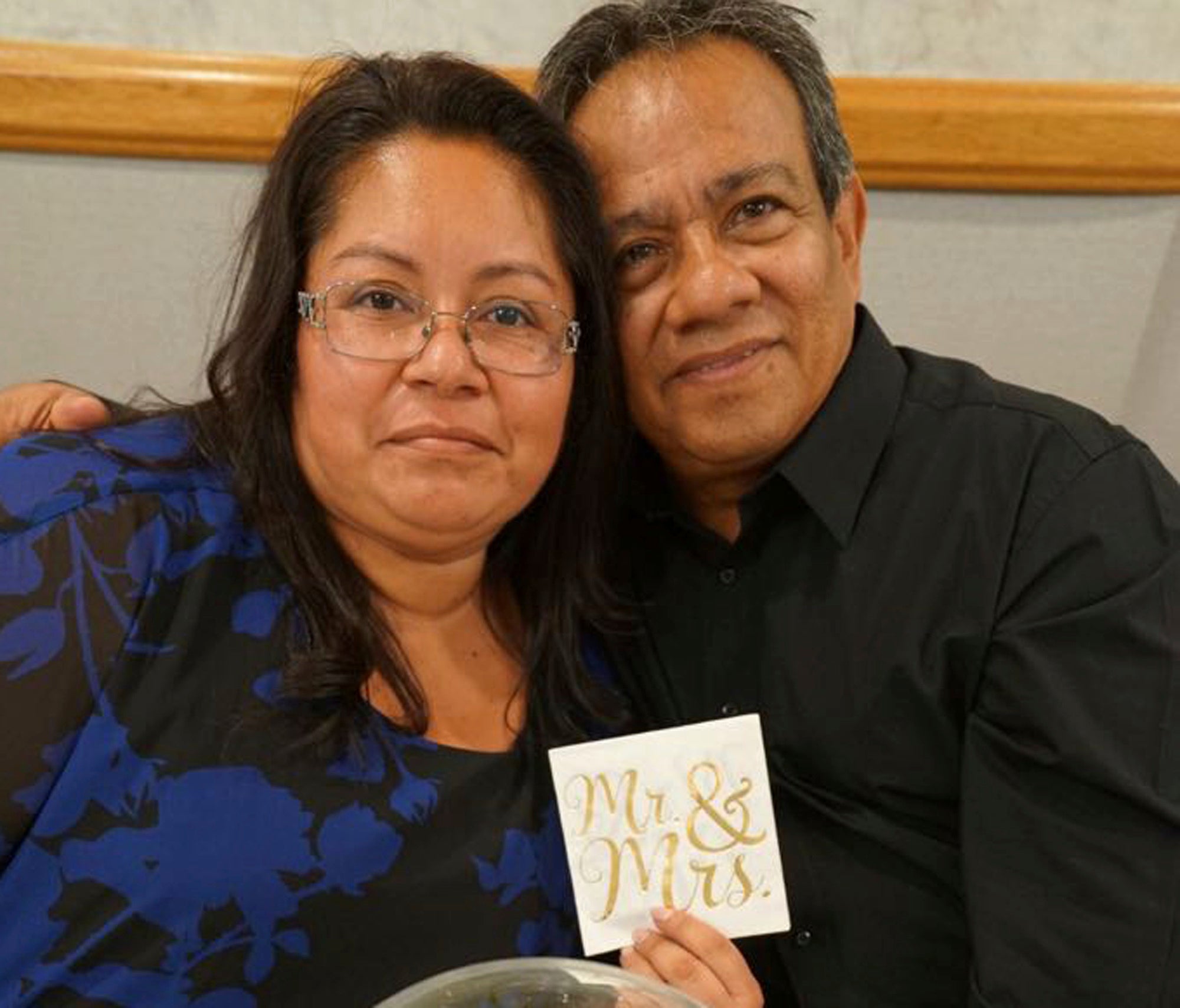 This undated photo provided by Make the Road New York shows Concepcion, left, and her husband Margarito Silva, who were arrested by federal immigration officials