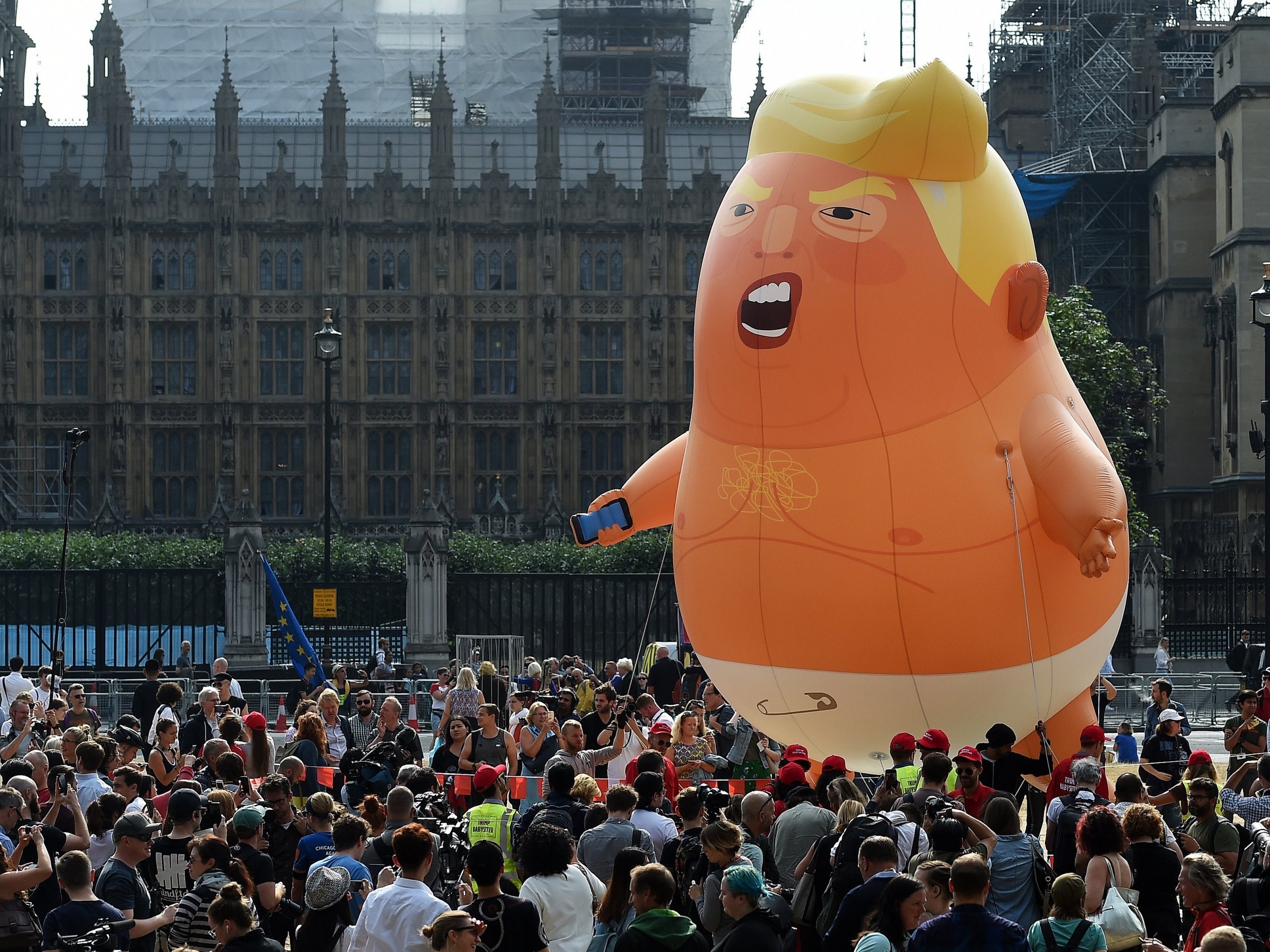 Sadiq Khan hinted he would allow the Trump baby blimp or a replacement to be flown in London
